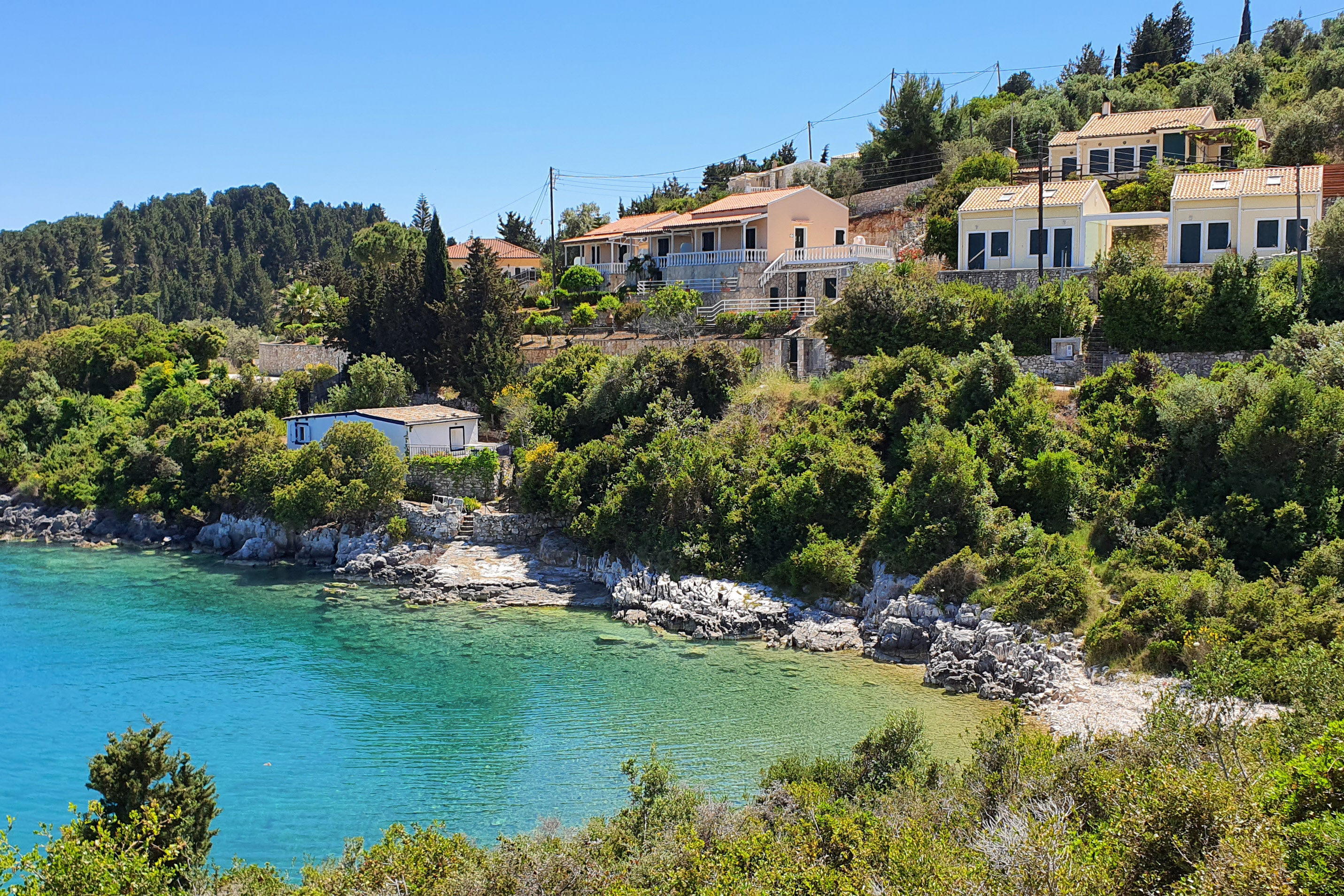 Rentable villas on Paxoi: The island has turned this exclusive form of tourism into its business model