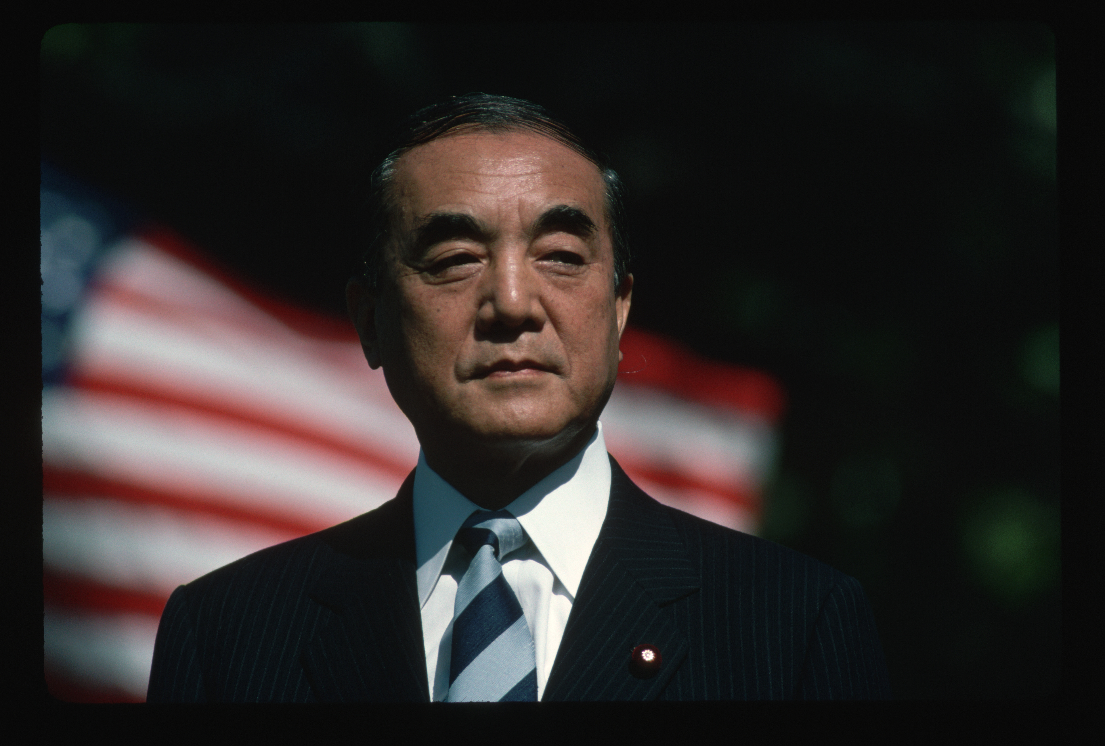 Japan's Former Prime Minister Yasuhiro Nakasone [File: Owen Franken/Corbis via Getty Images]