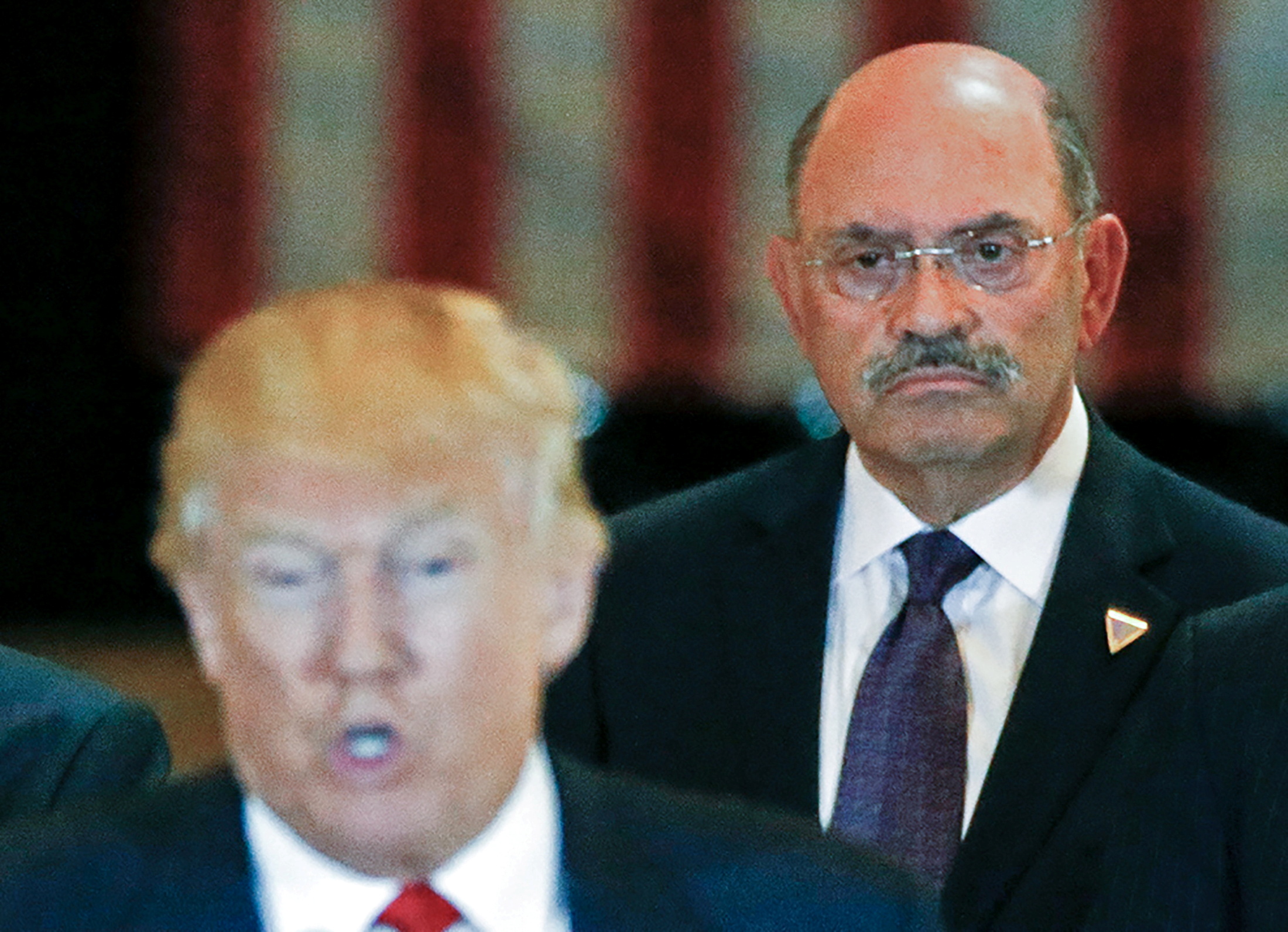 Trump Organization chief financial officer Allen Weisselberg with Donald Trump