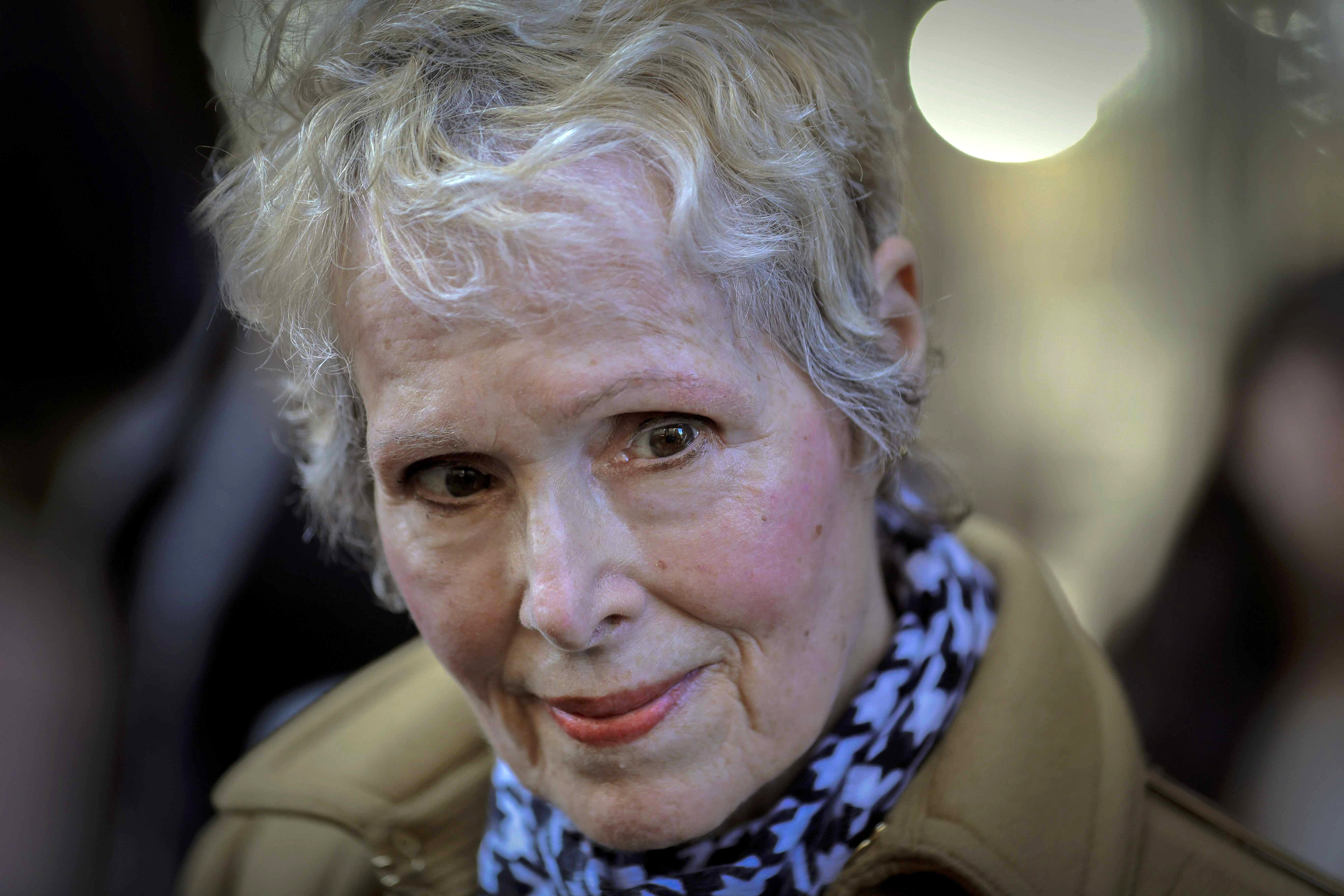 E Jean Carroll, who is suing Trump for defamation.