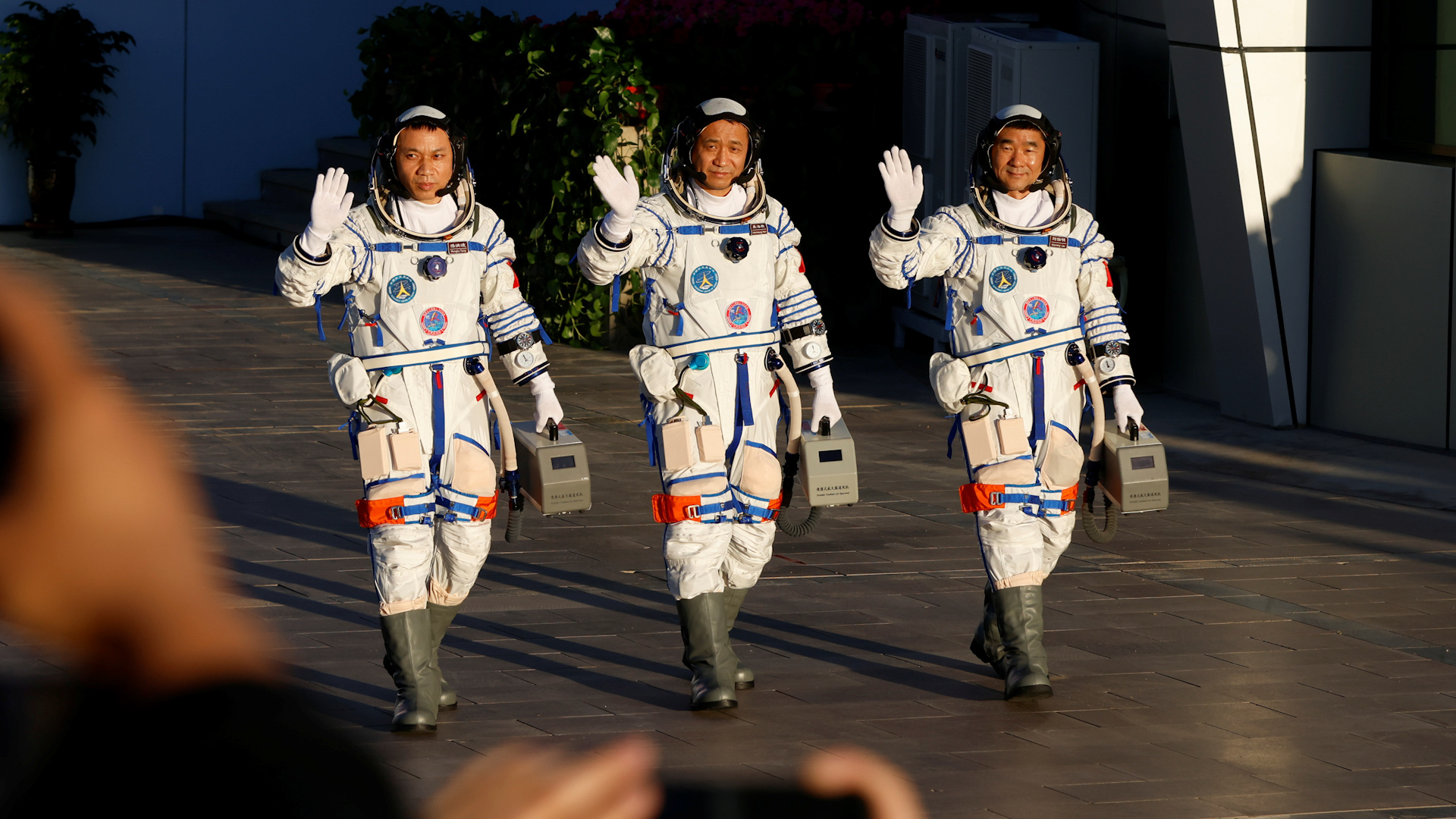 Launch of Long March-2F Y12 rocket in Gansu, China