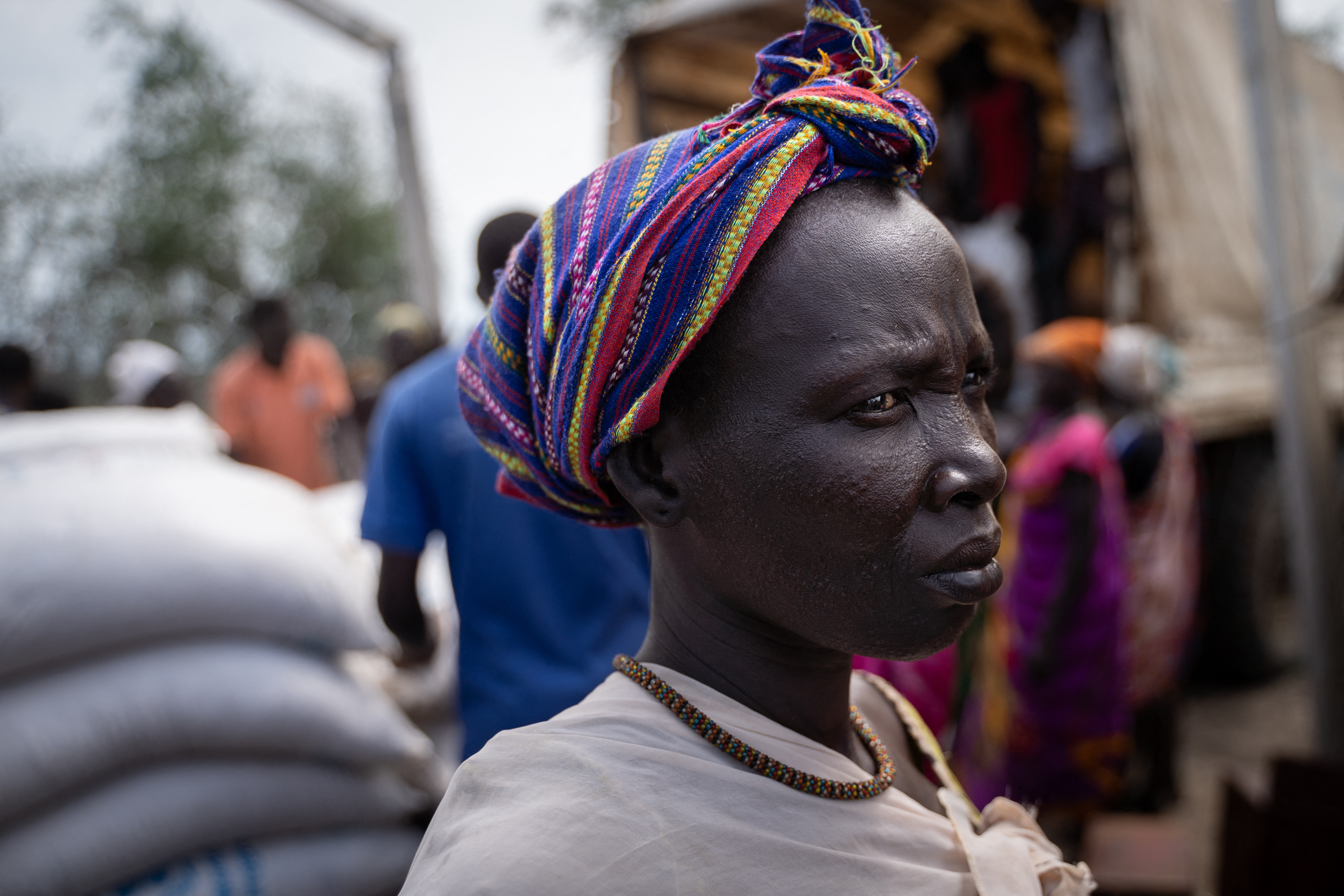 More than eight million people are reliant on aid, according to the UN, while tens of thousands of people still shelter in IDP camps across the country [File: Simon Wohlfahrt/AFP]