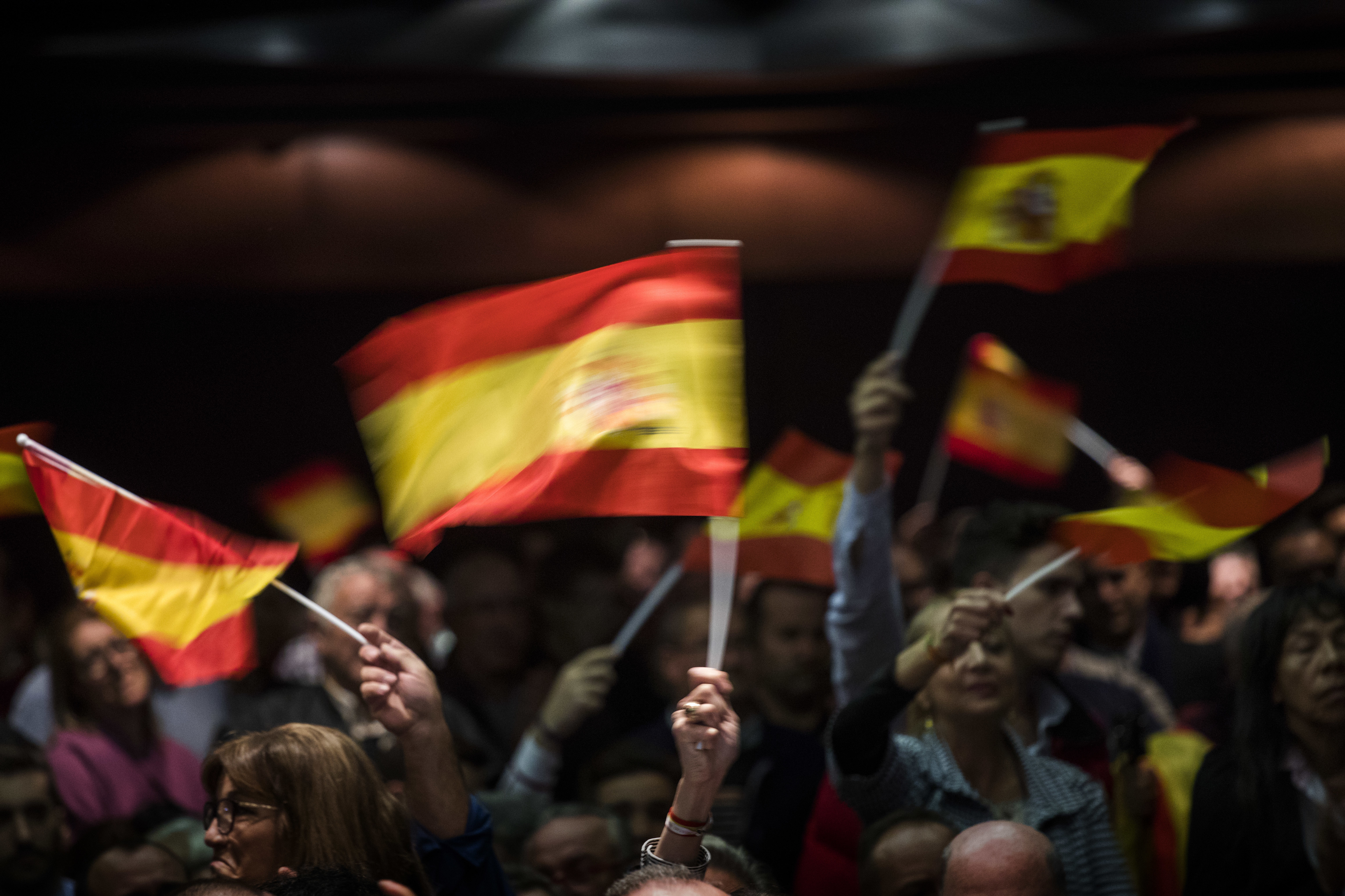 Far-right Vox became the third-largest party in Spain's parliament in the 2019 elections [File; Emilio Morenatti/AP Photo]