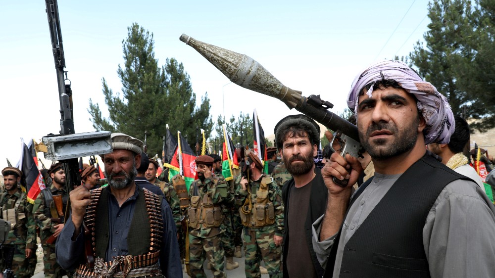 Afghan armed men