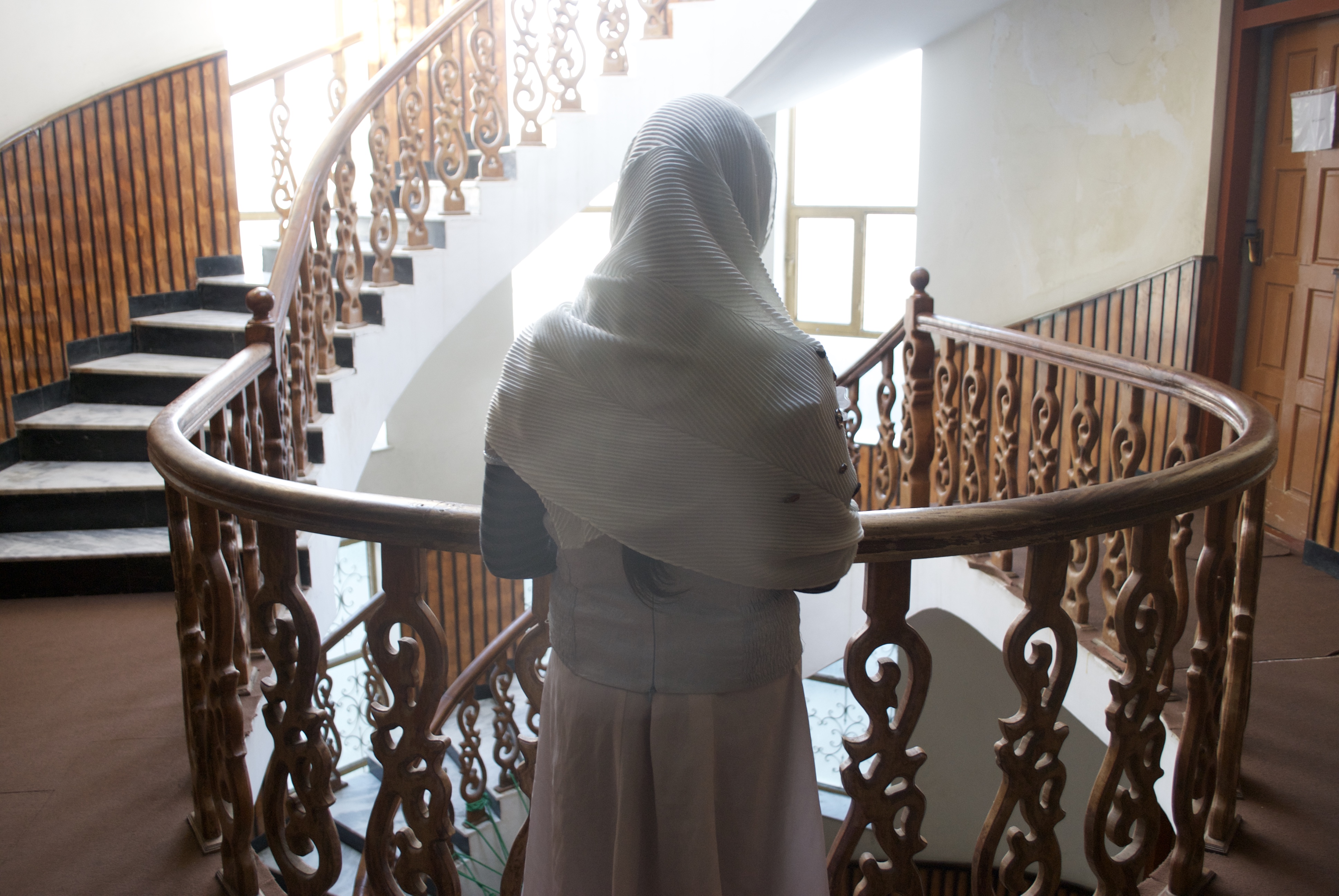A woman at one of the first shelters for abused women in Kabul in 2014 [Mellissa Fung/Al Jazeera]