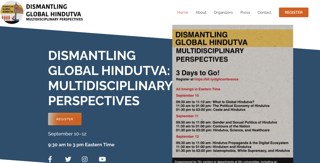 The three-day online conference starts September 10 [Screengrab/Al Jazeera]