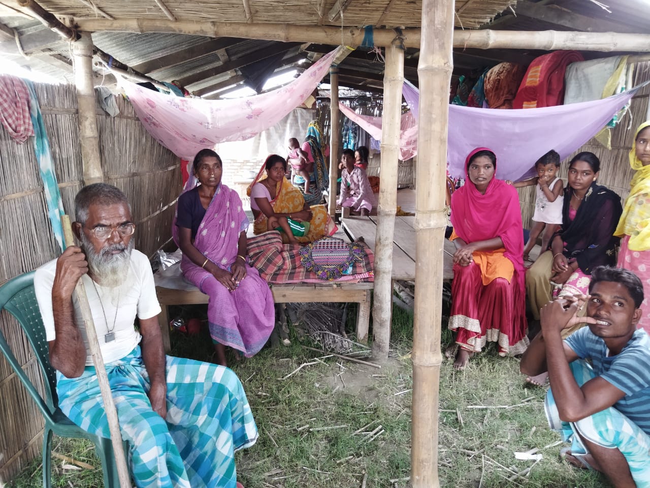 The family of Maynal Haque who was shot dead by the Assam police [Sanghamitra Baruah/Al Jazeera]