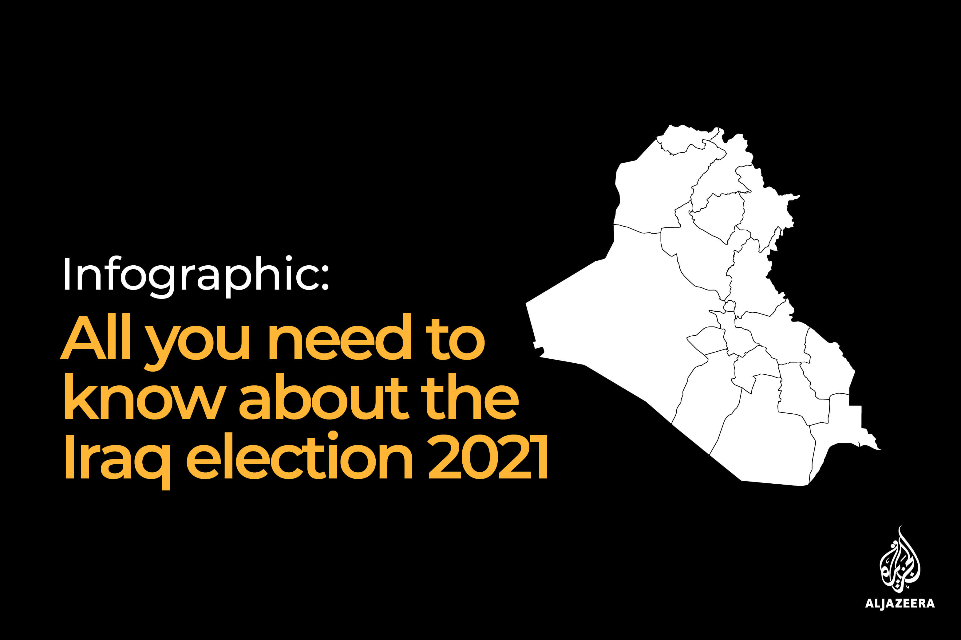 Map of Iraq with the title text