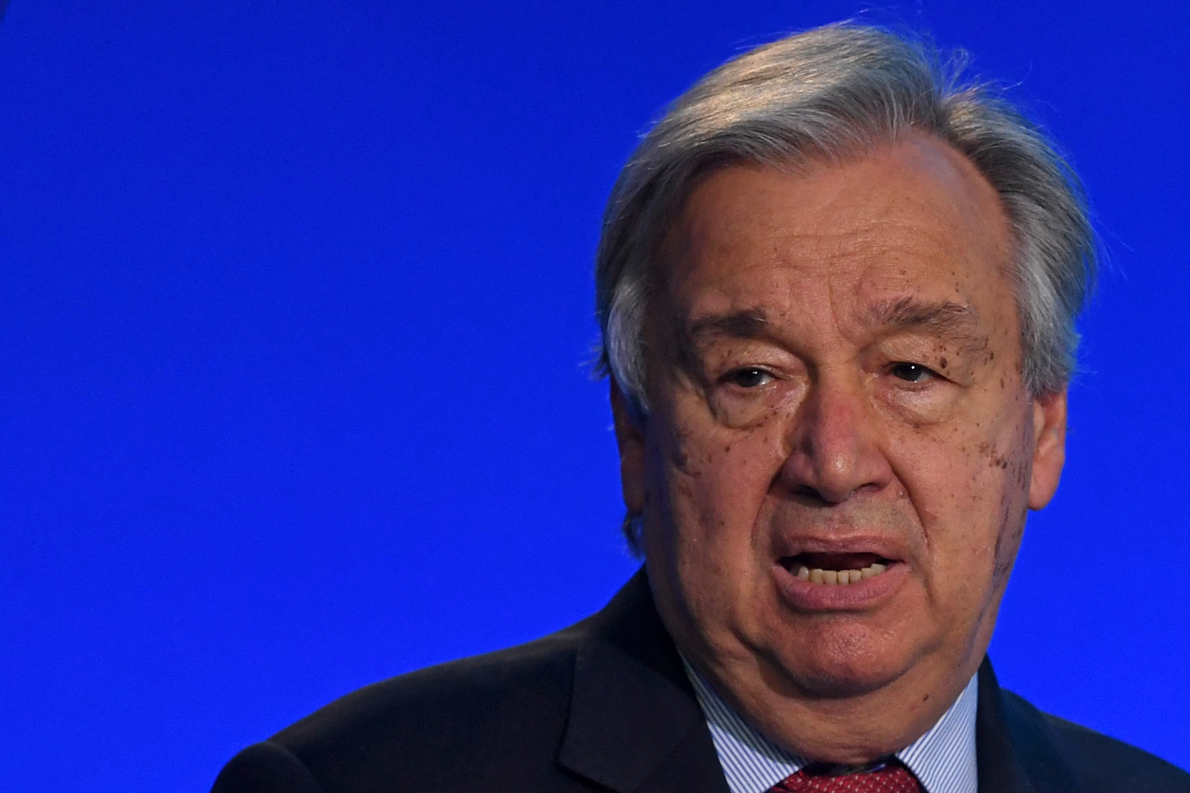 Guterres speaks