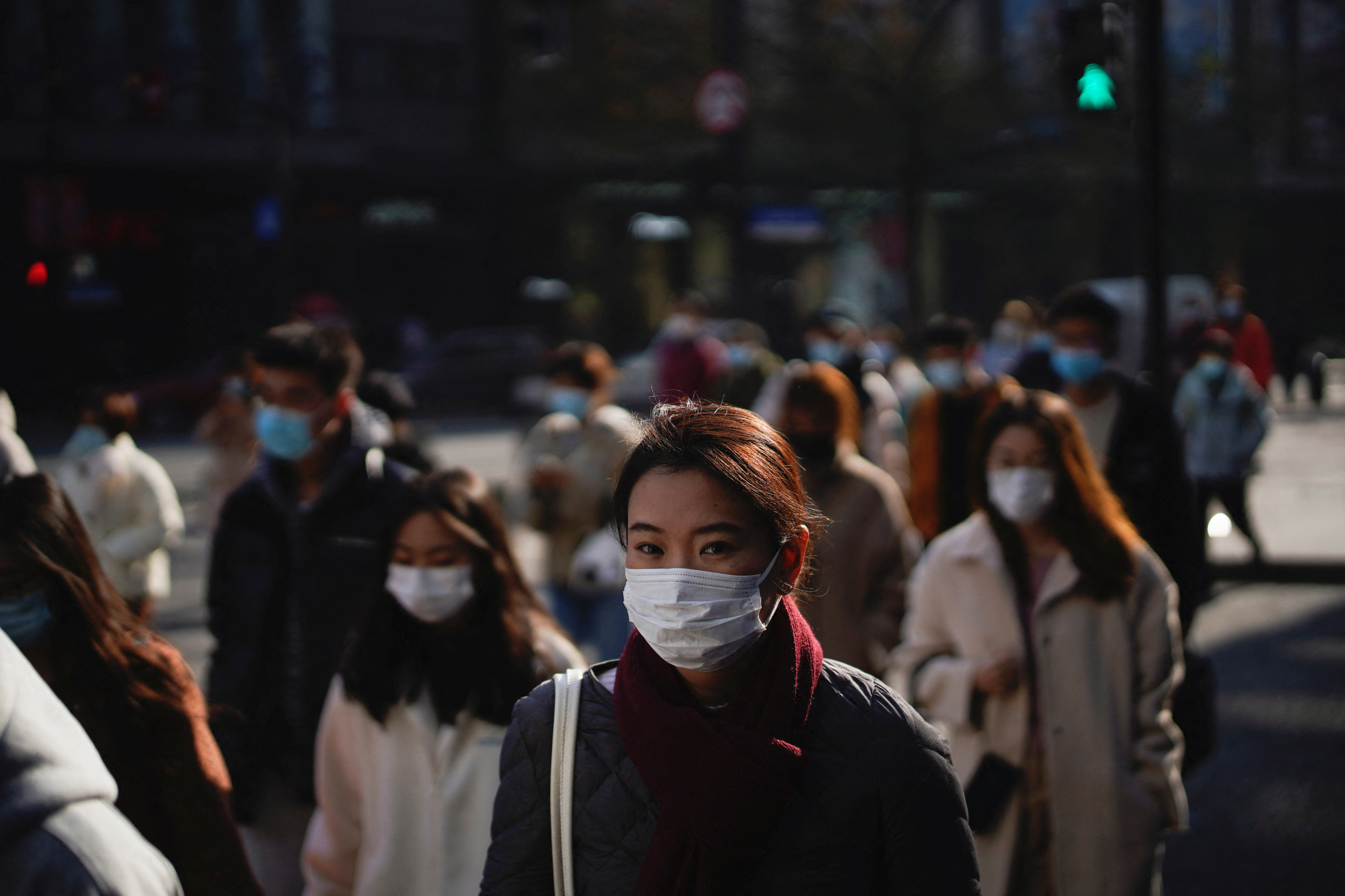 Women on the street in Shanghai
