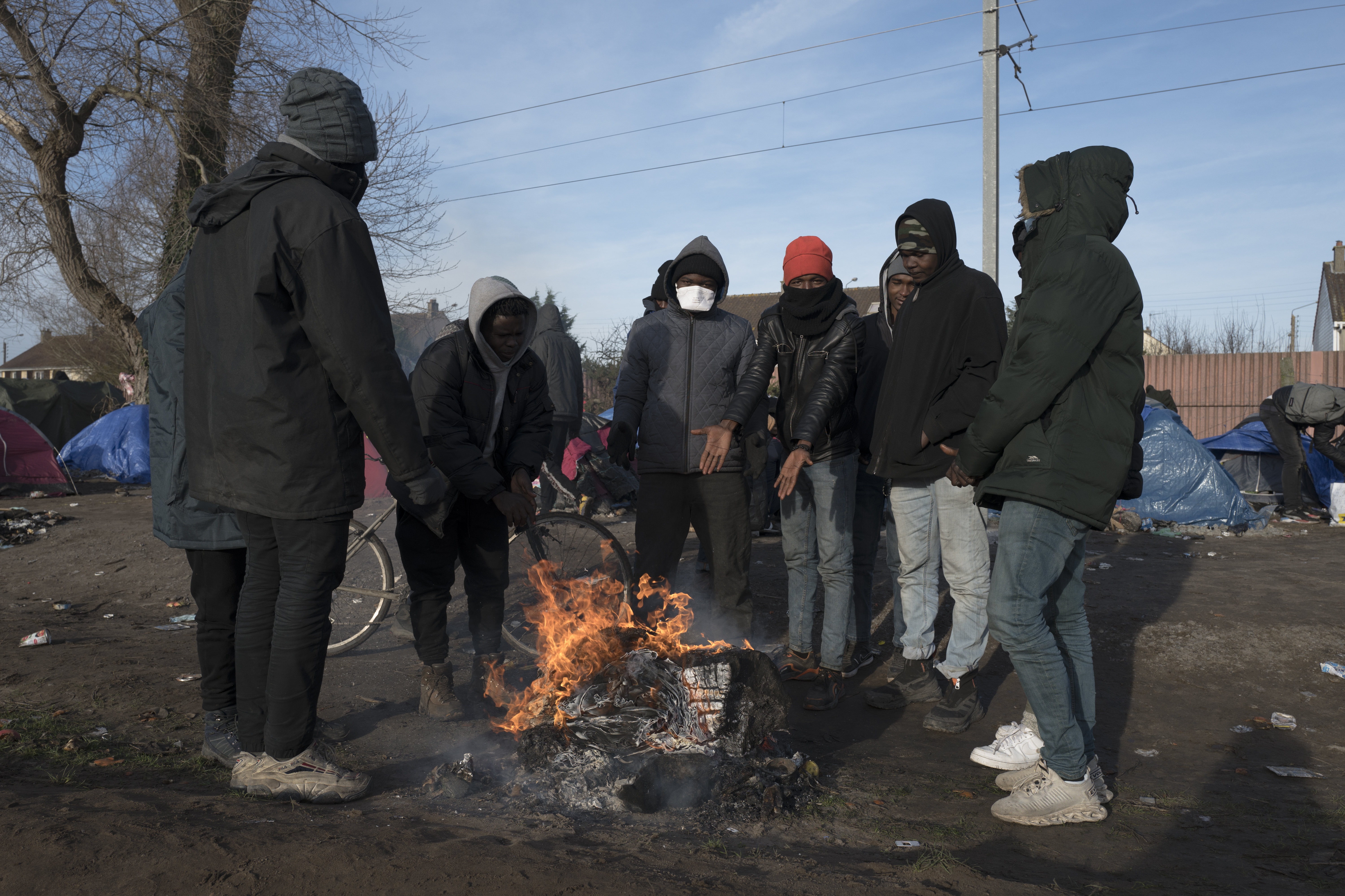 Migrants in Calais