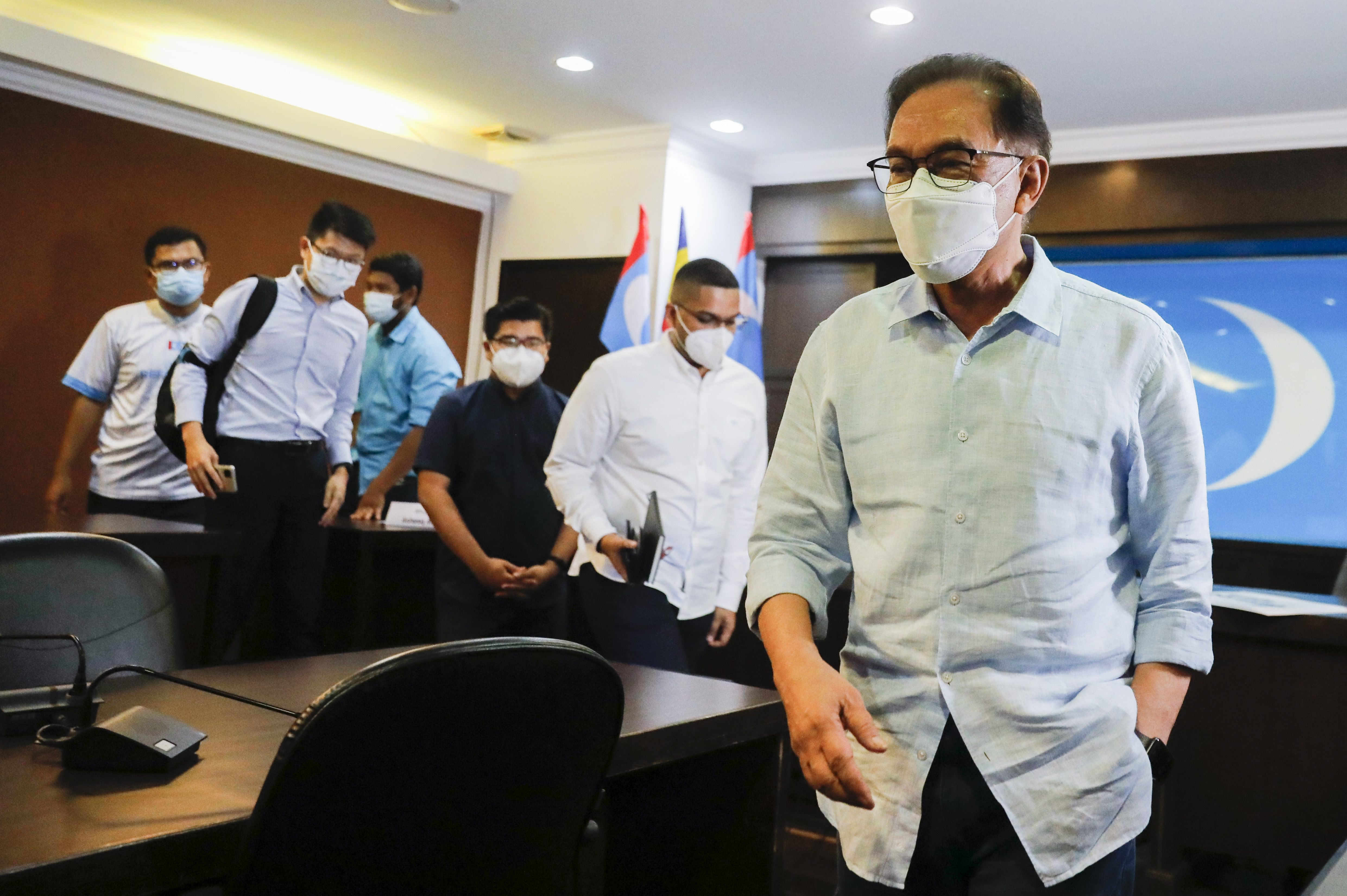 After a dismal performance in elections in the state of Melaka, questions are being asked about Anwar Ibrahim's leadership [File: Fazry Ismail/EPA]