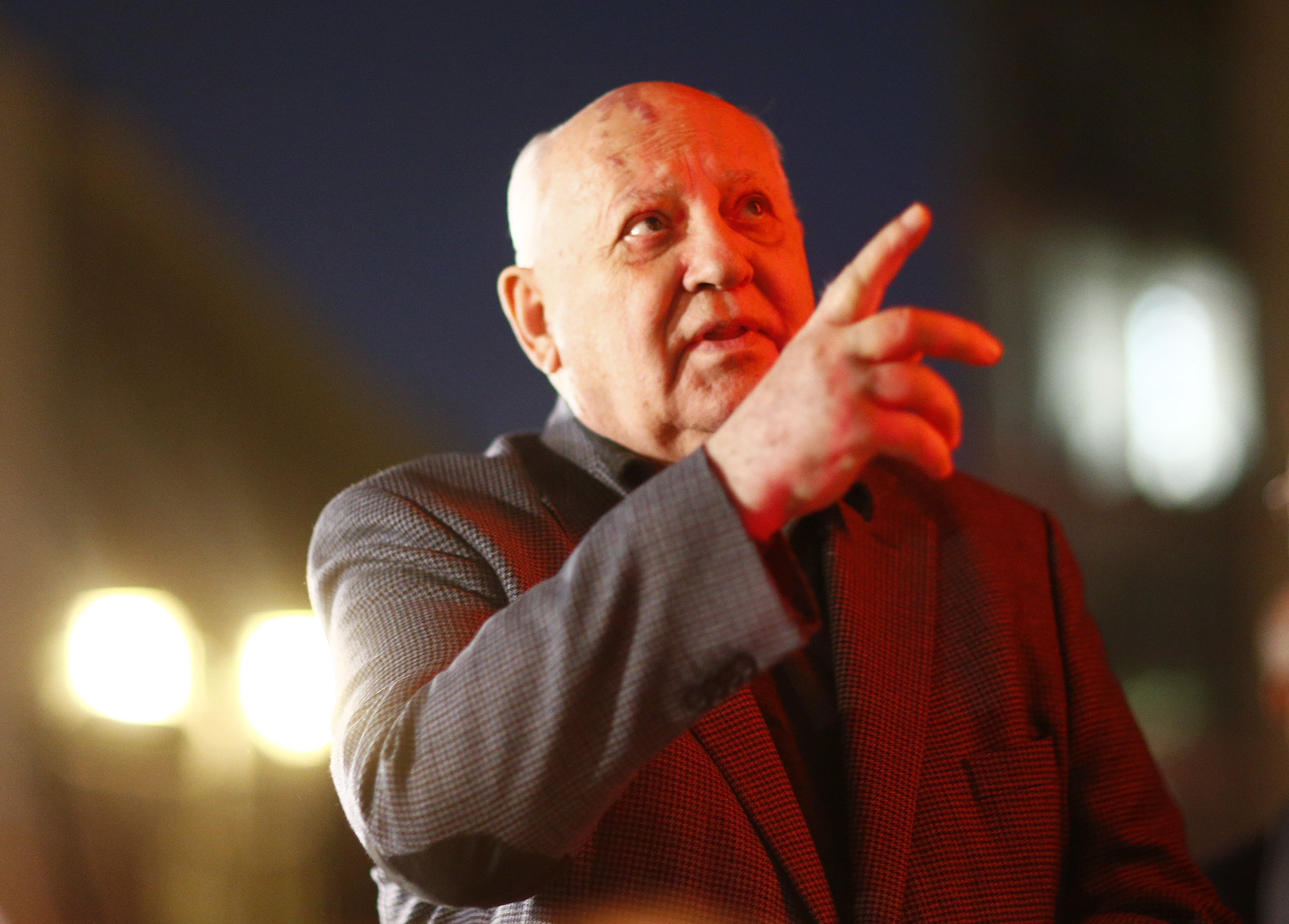 Former Soviet President Mikhail Gorbachev