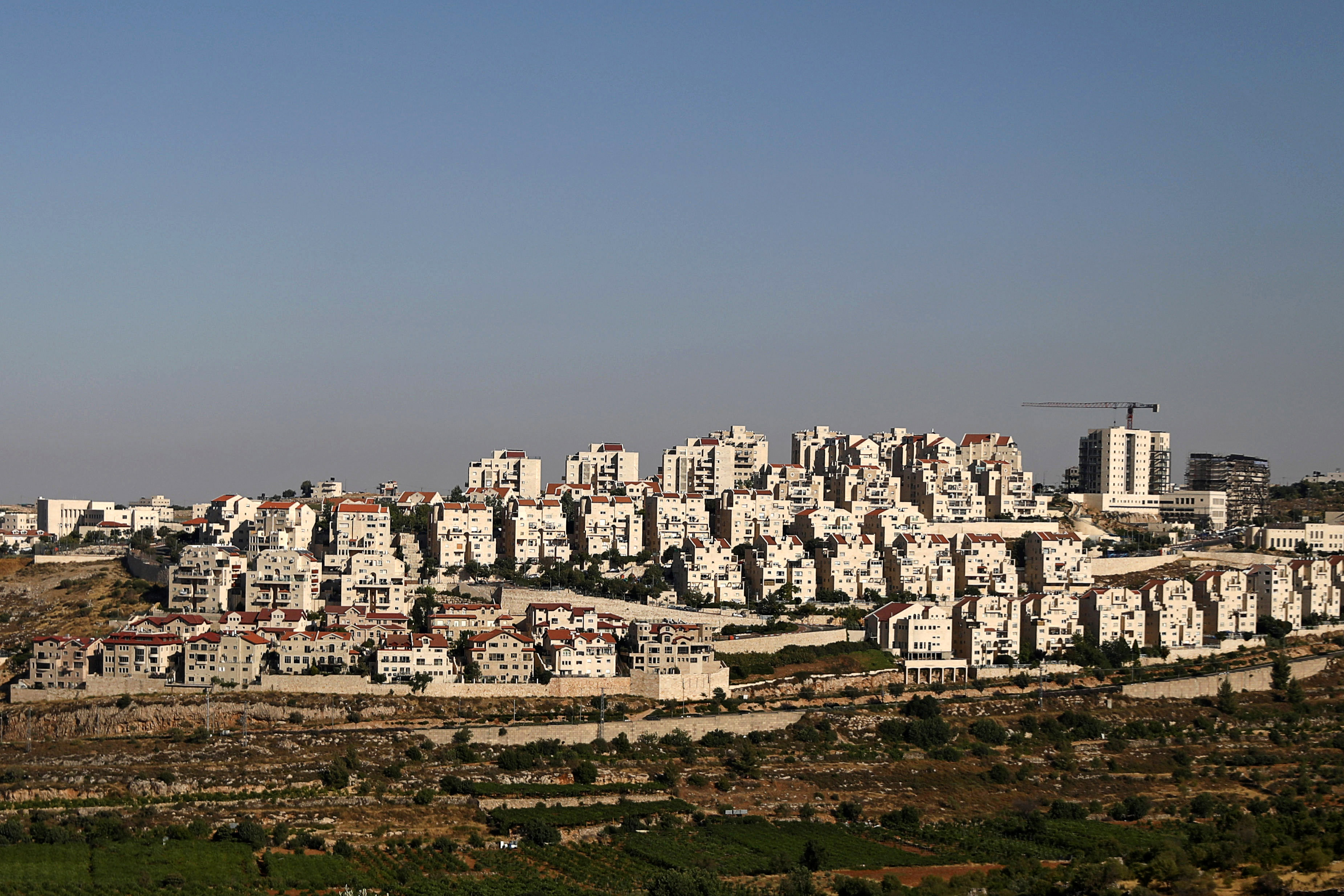 A view of the Israeli settlement of Efrat in the Gush Etzion settlement bloc in the Israeli-occupied West Bank