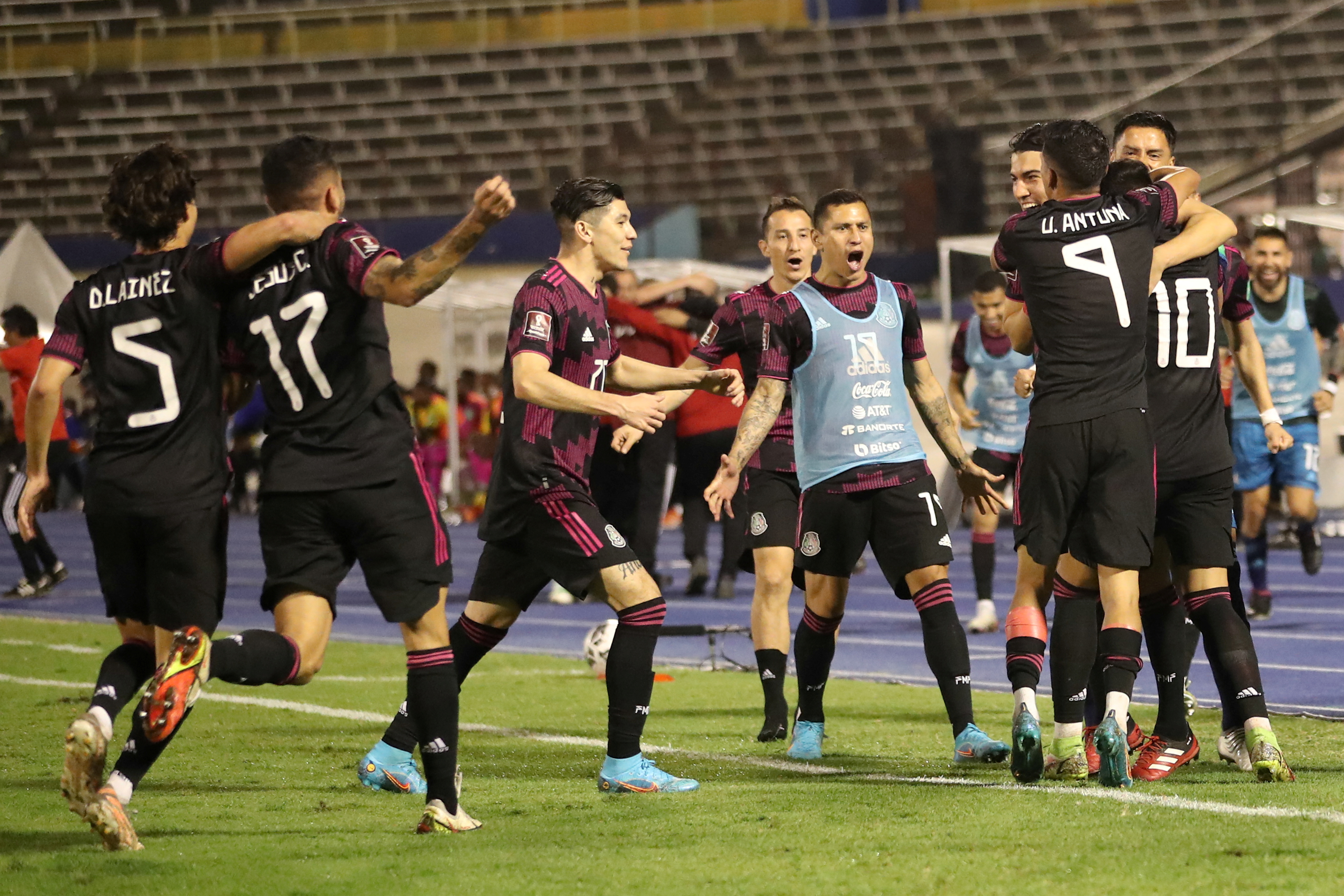 Mexico football celebration