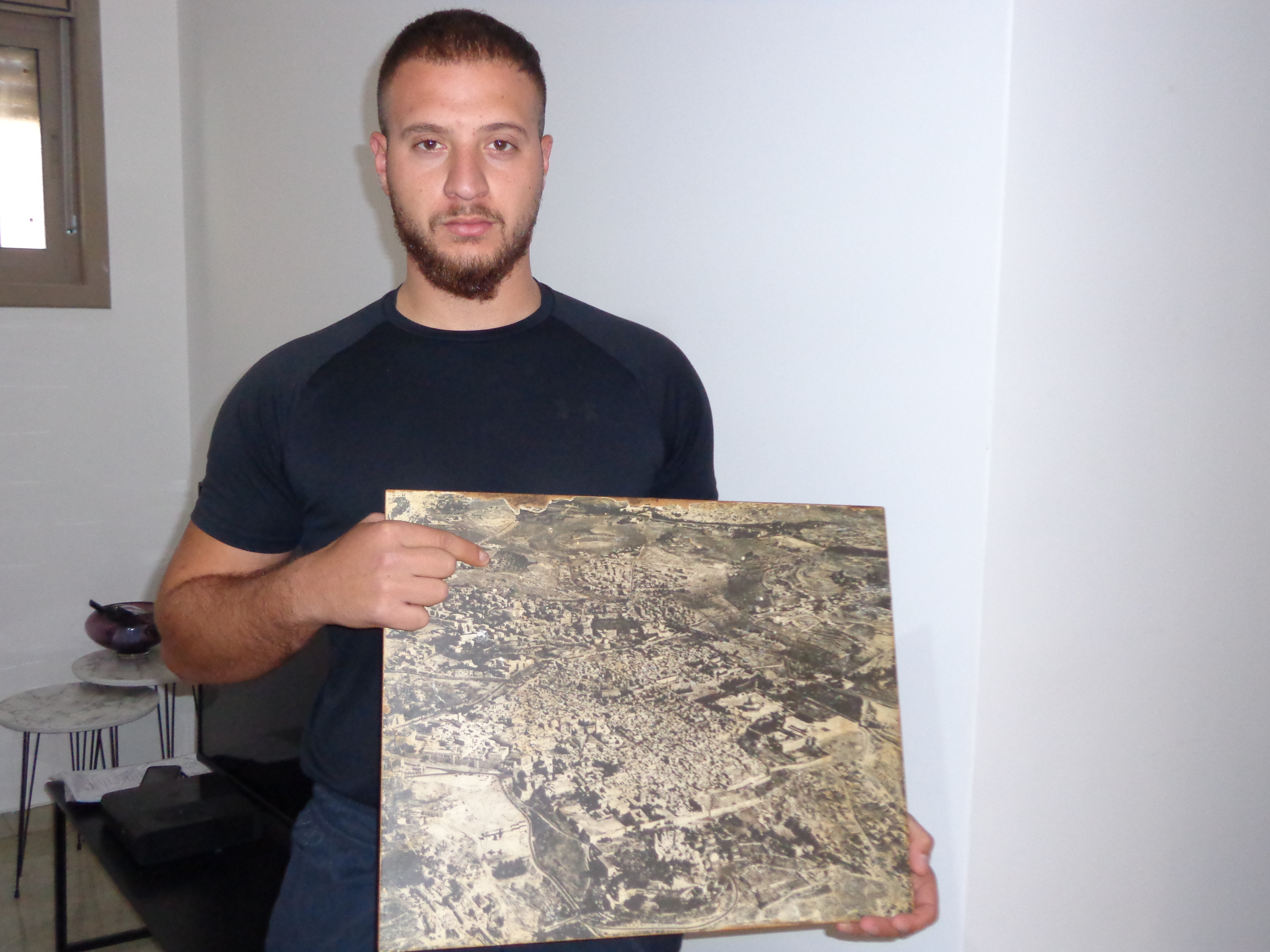 A Palestinian whose home was destroyed by Israel