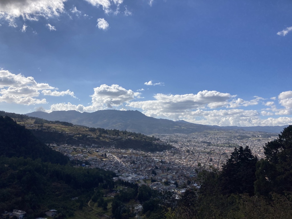 View of Quetzaltenango, Guatemala