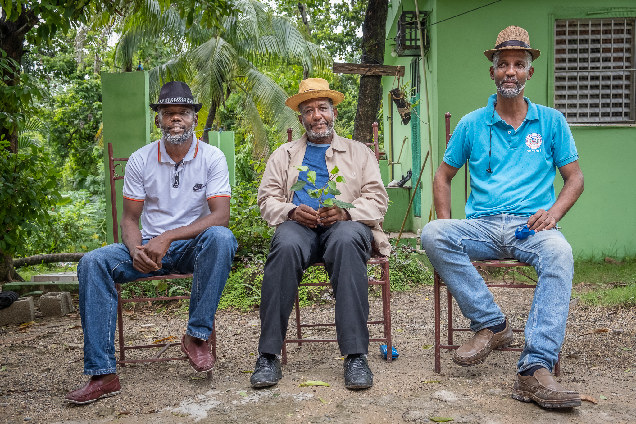 Mariano German De La Cruz, Segundo Maldonado Abreu, and Victor Alonzo are the central transformers in Bajos de Haina