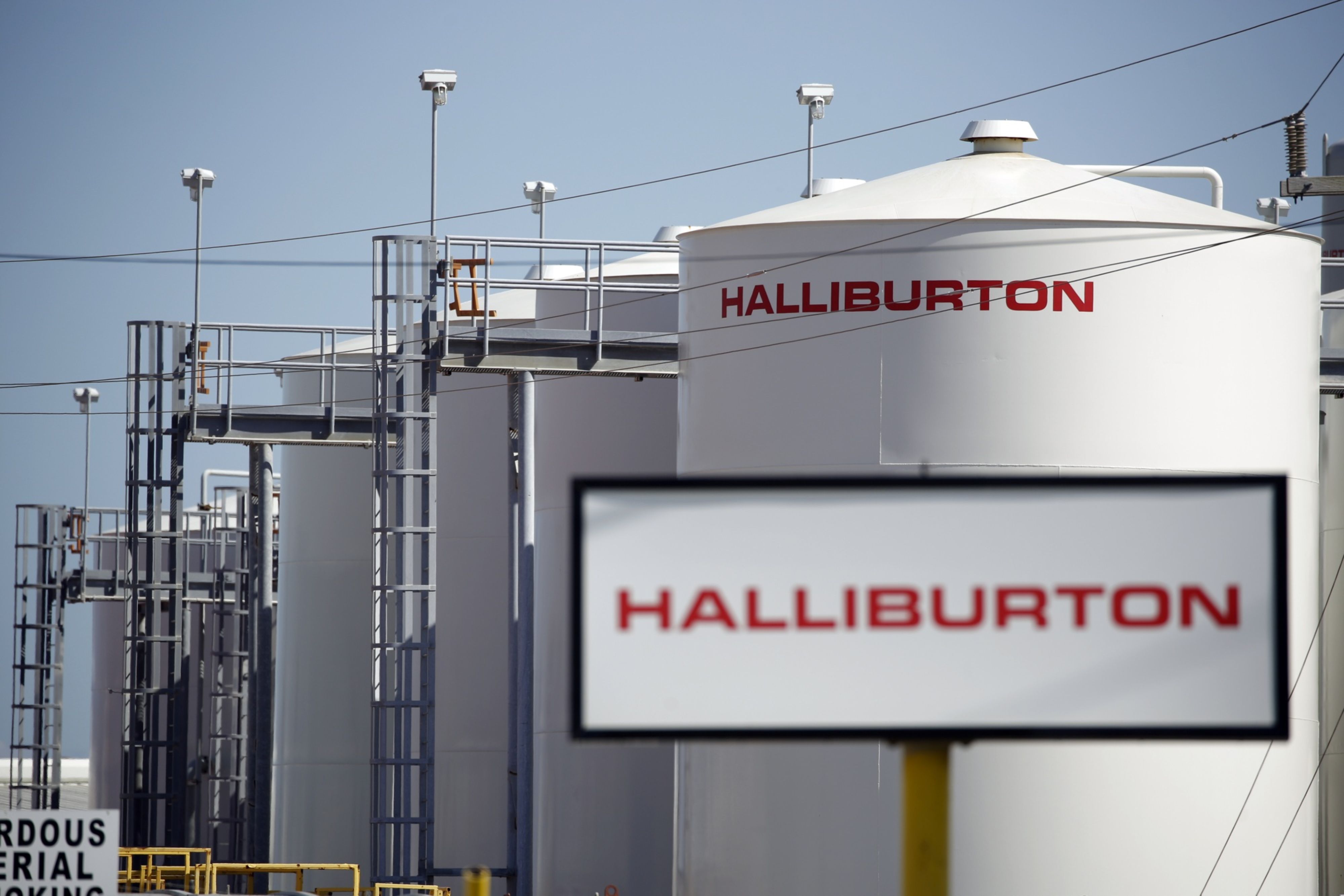 Halliburton Co. signage