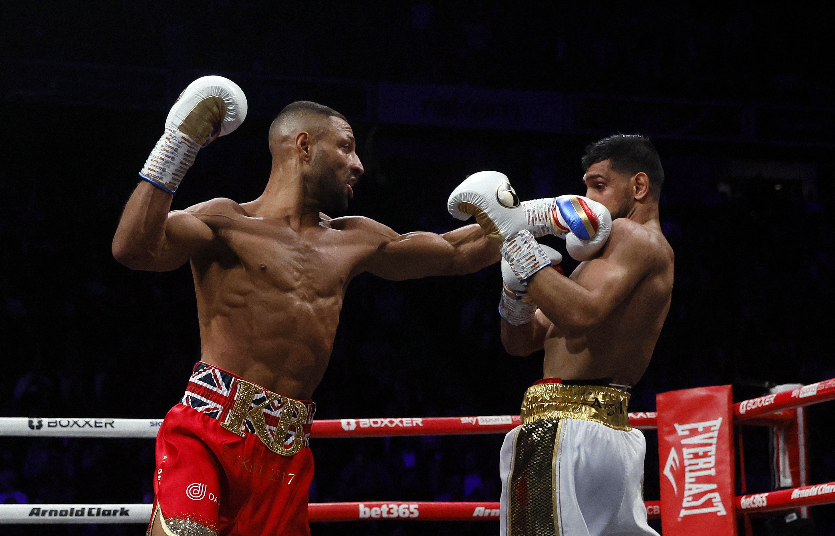 Khan only showed flashes of the form that saw him become a unified light-welterweight champion more than a decade ago [Andrew Couldridge/Action Images via Reuters]