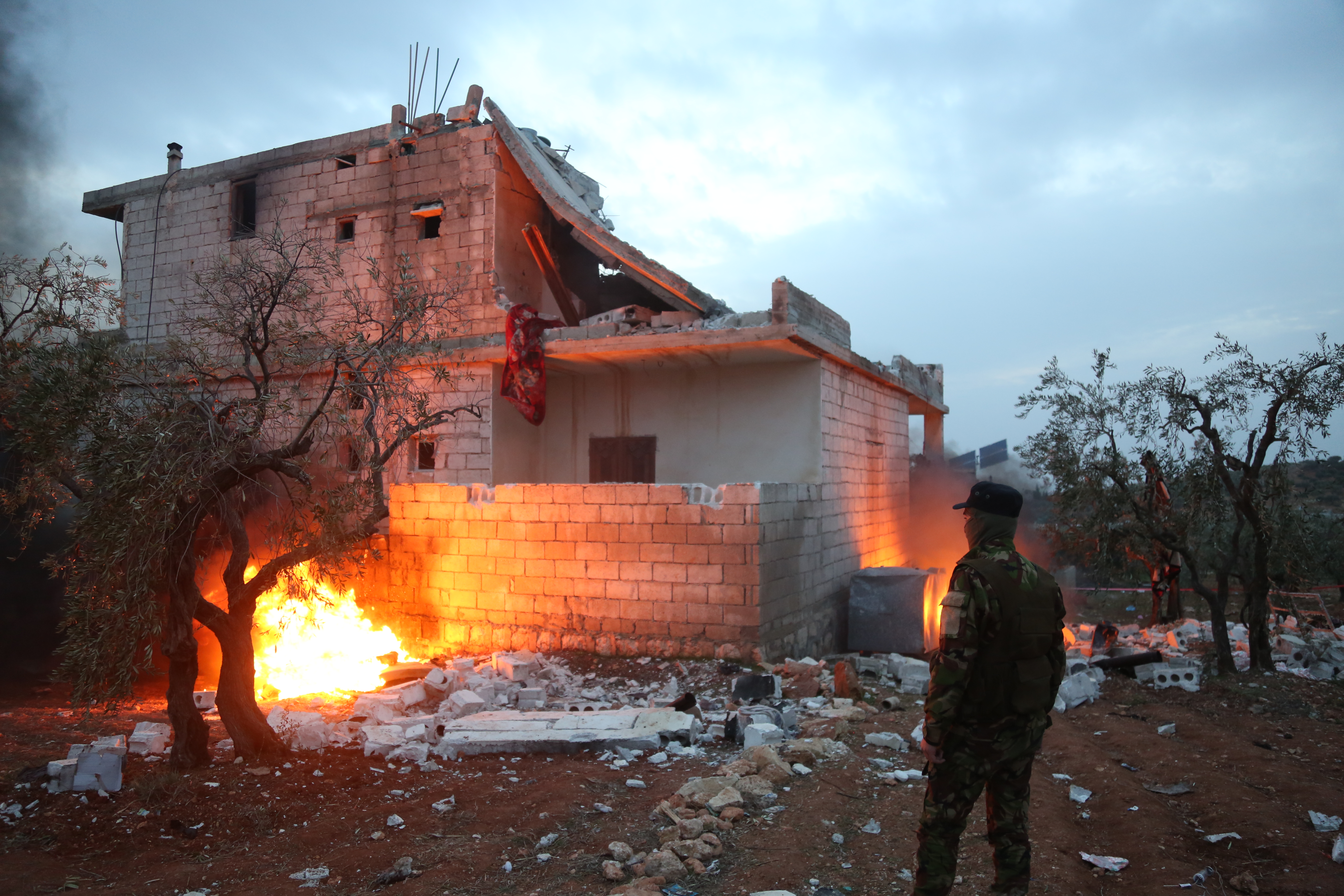 Atmeh building targeted in US raid