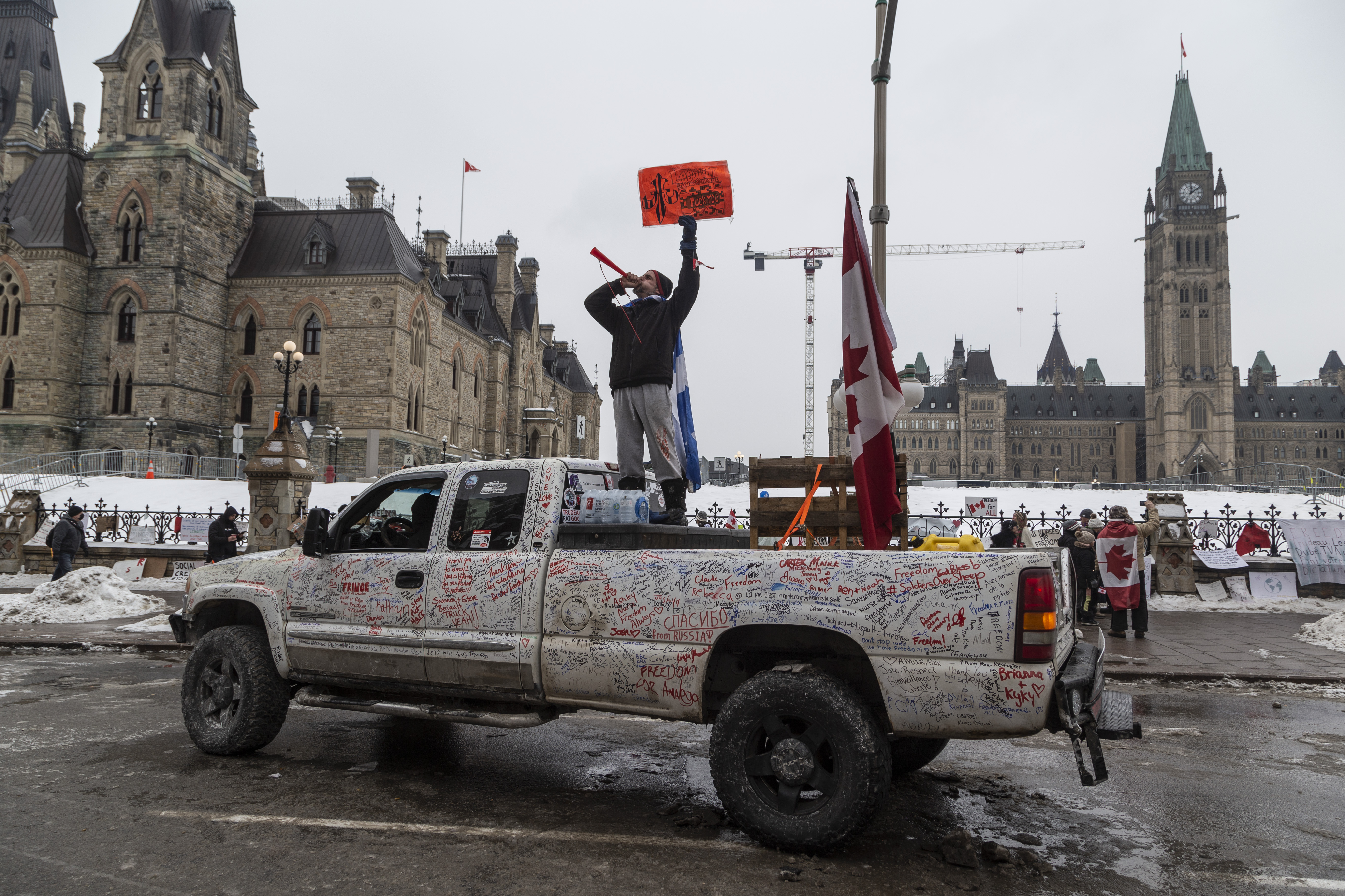 Ottawa Canada, Trucker Protest