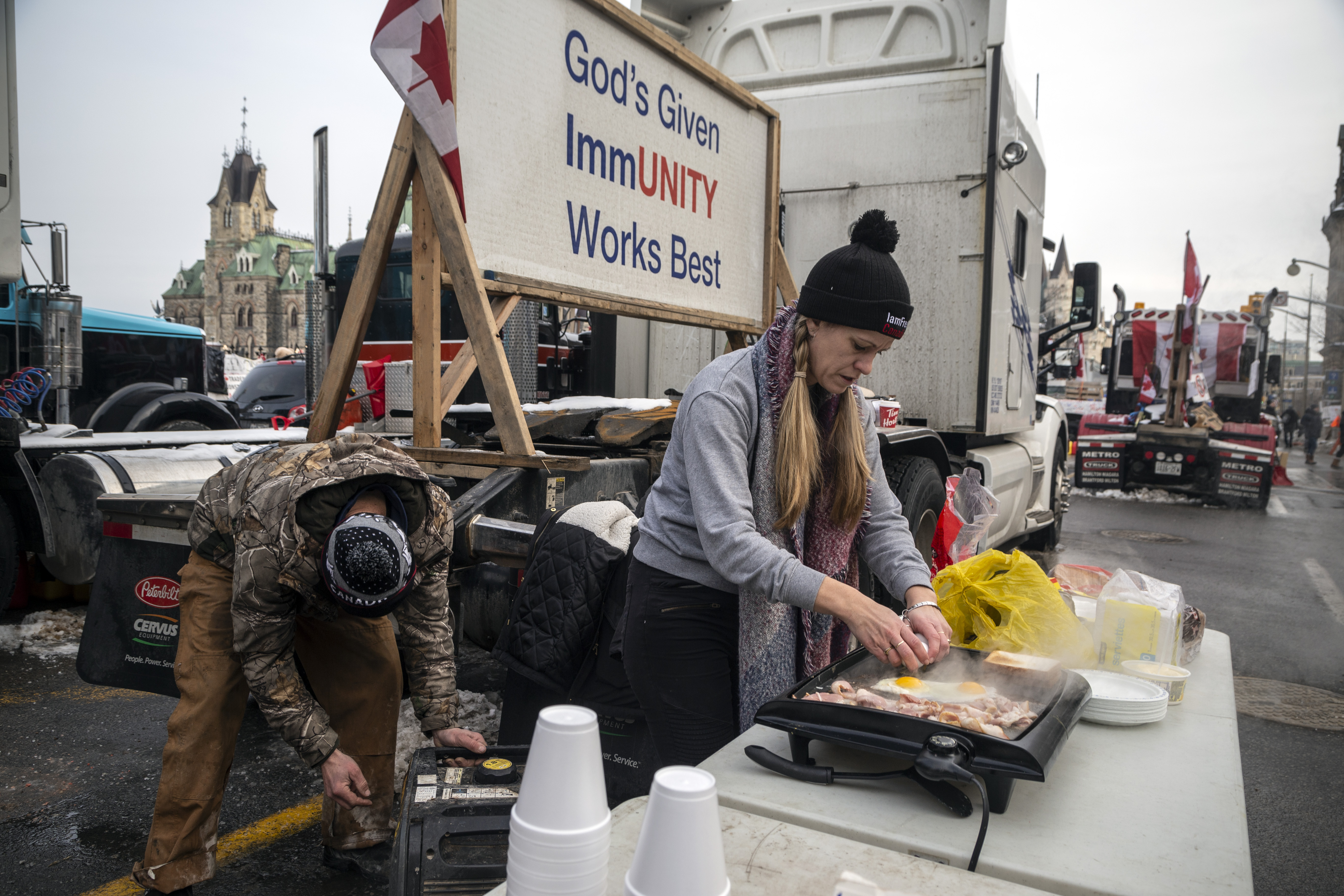 Ottawa Canada, Trucker Protest