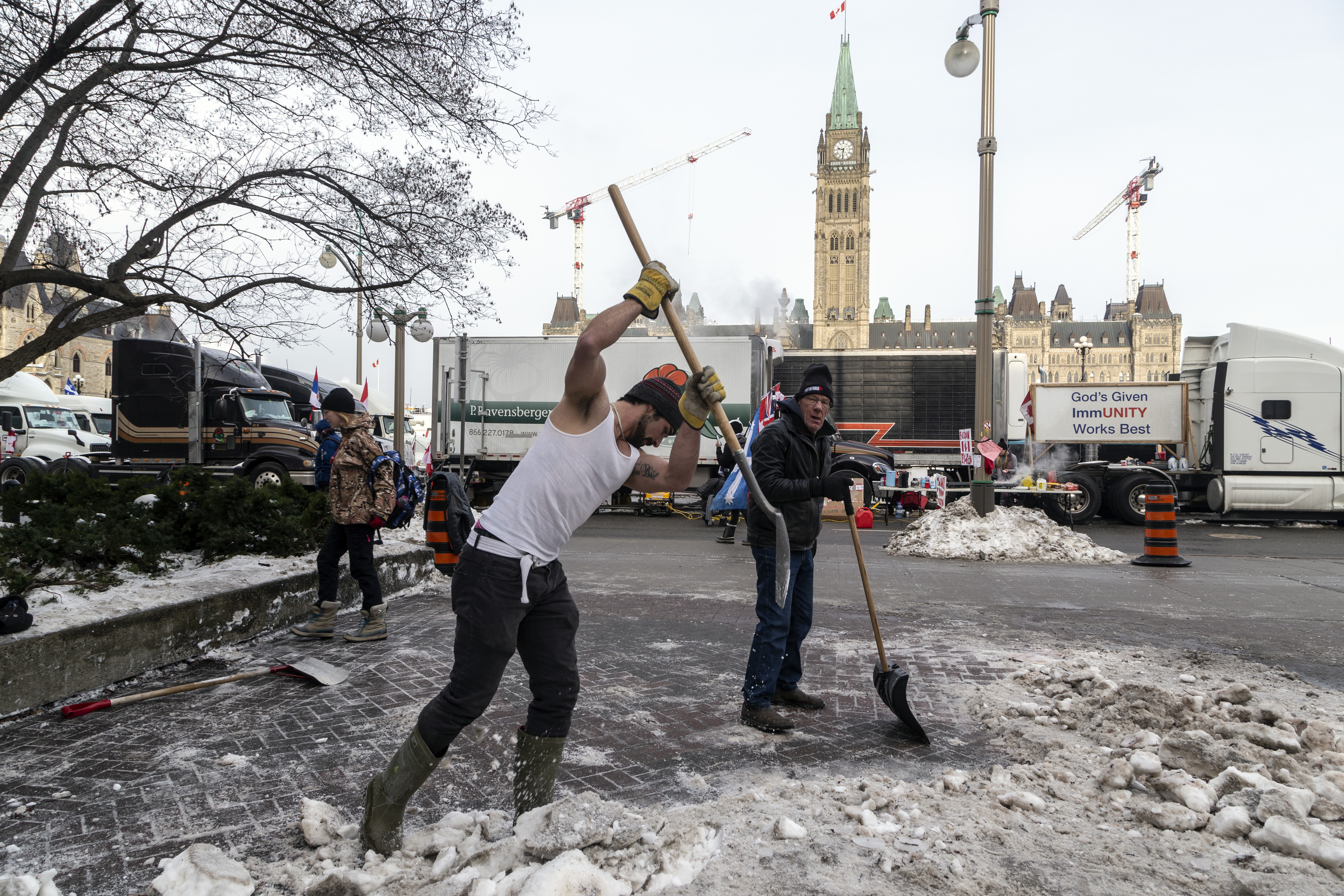 Ottawa Canada, Trucker Protest