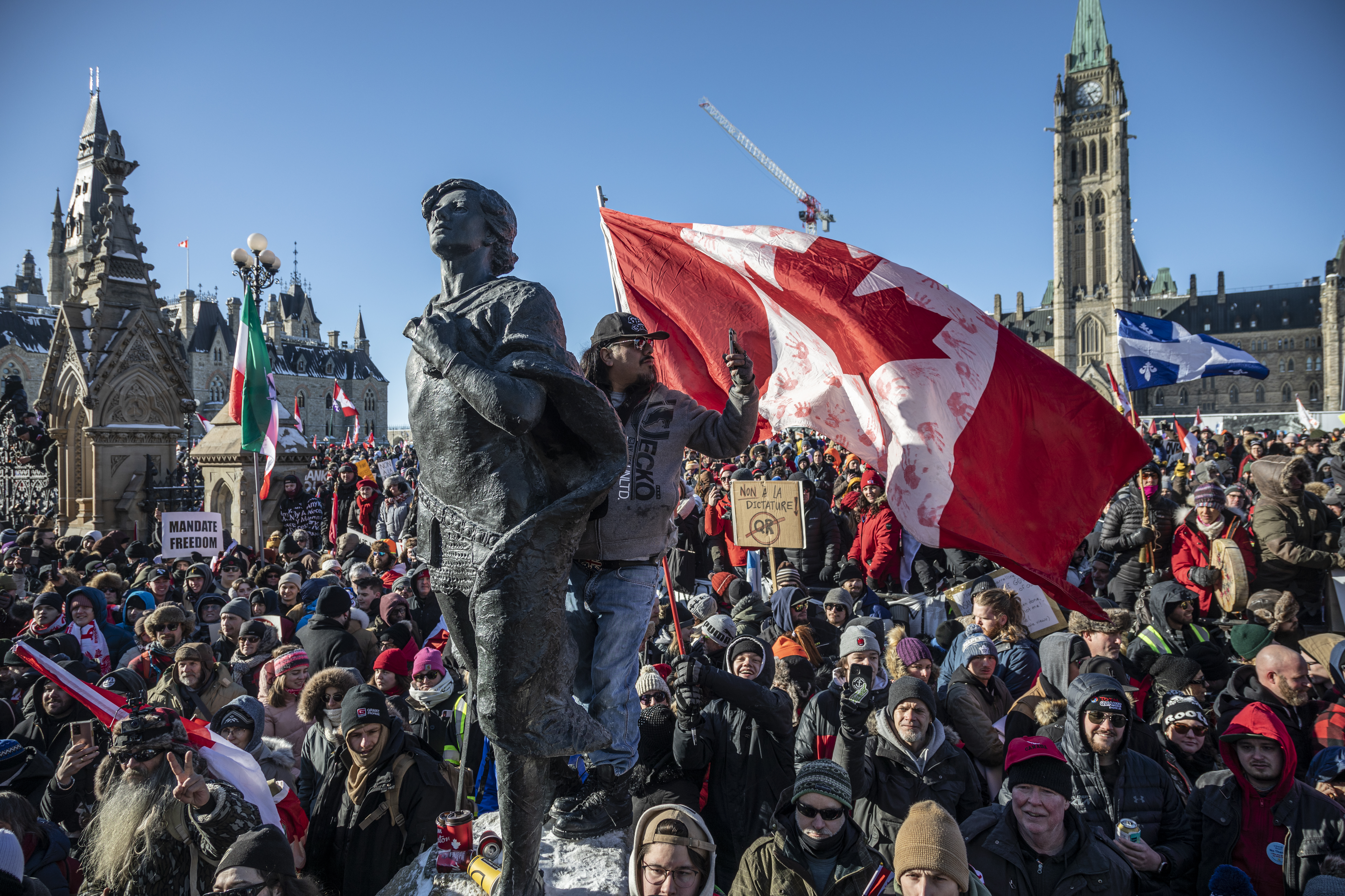 Ottawa Canada, Trucker Protest