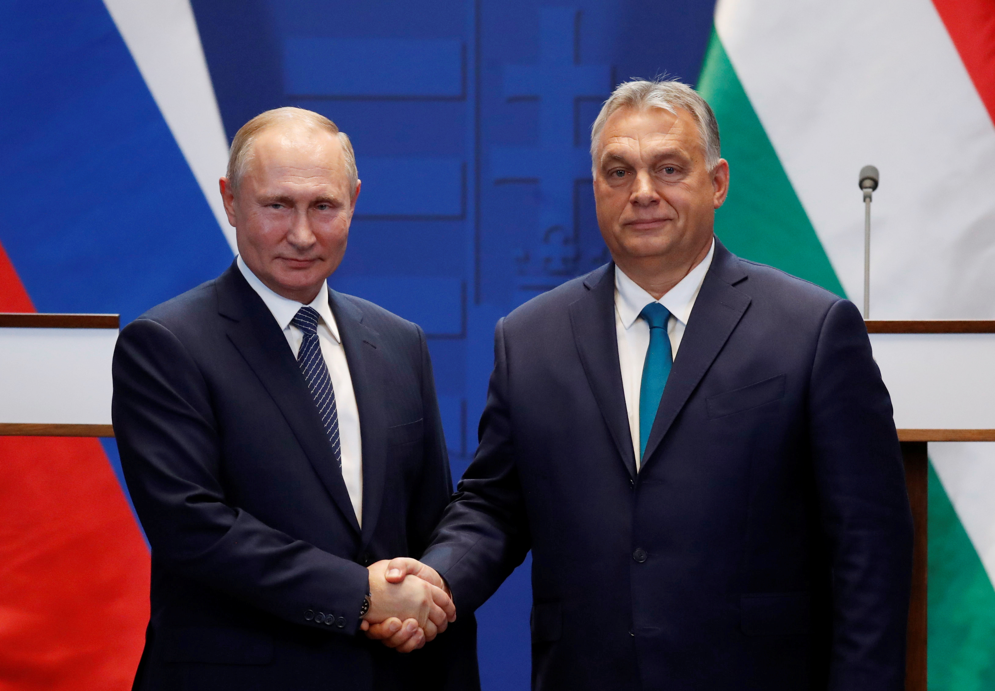 Energy deals “must be left out of the sanctions issue, because otherwise we will pay the price of the war, and nobody wants that,” Orban recently told Hungarian media [File: Bernadett Szabo/Reuters]