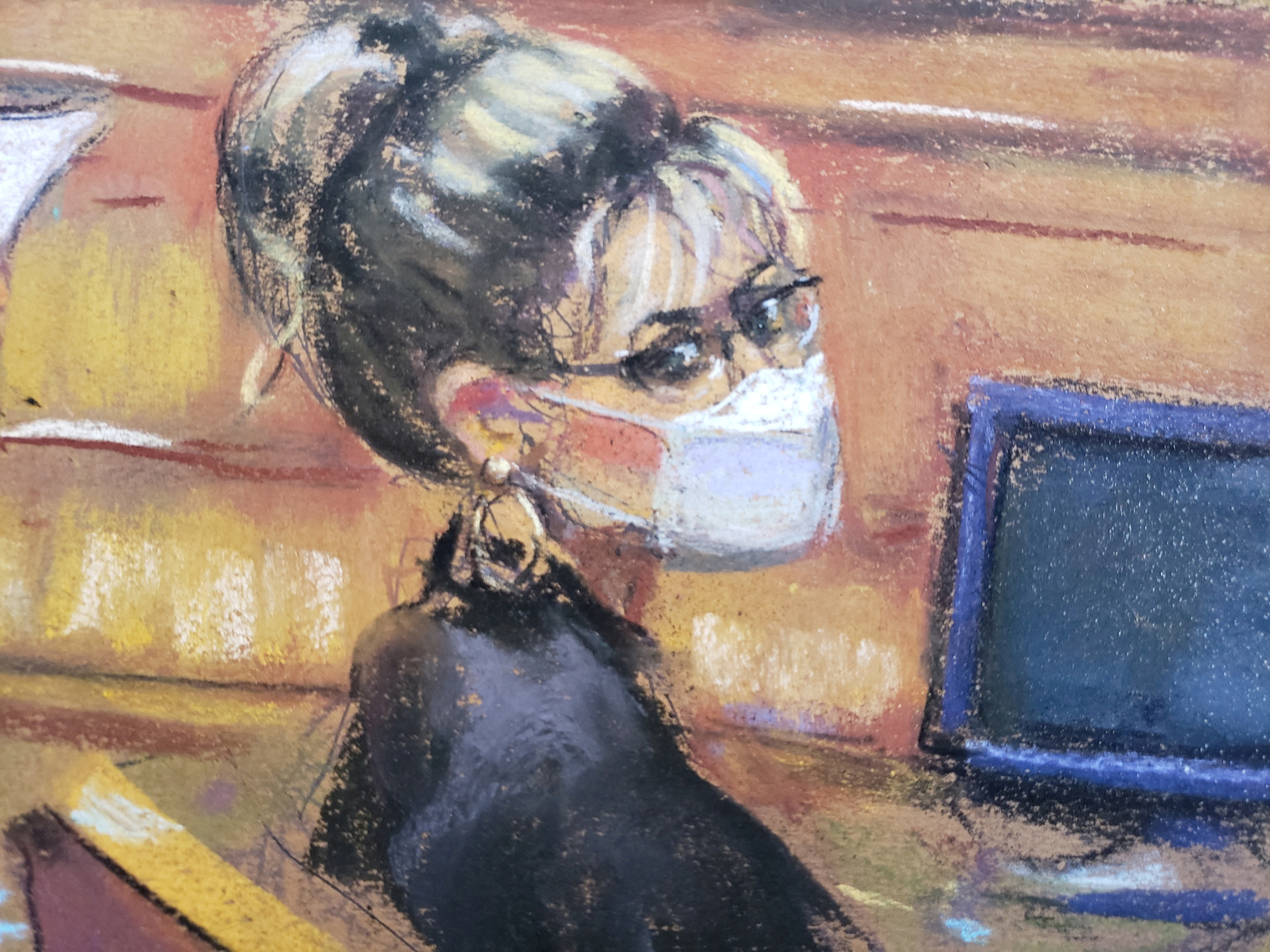 Sarah Palin court sketch