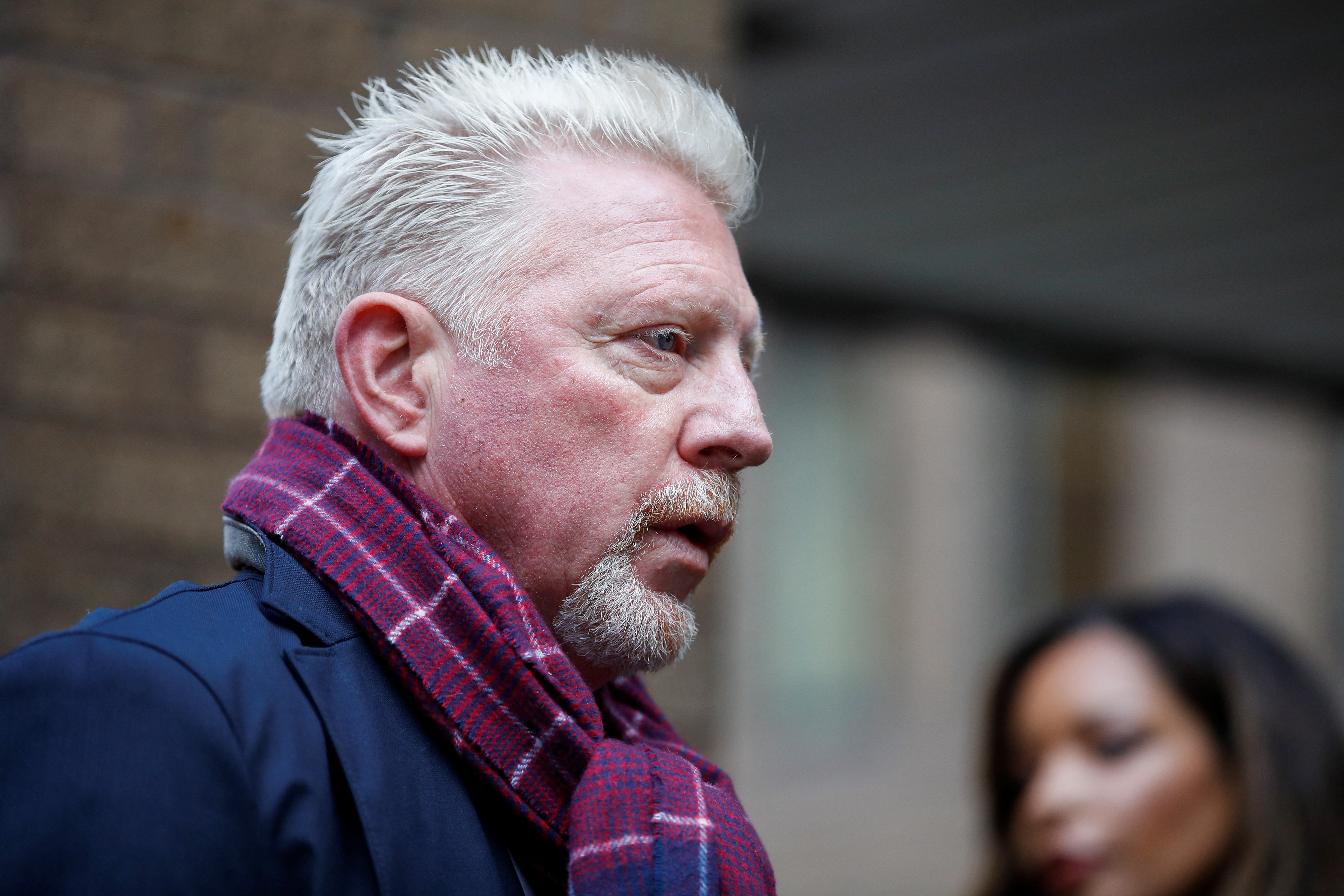 Former tennis player Boris Becker arrives at Southwark Crown Court