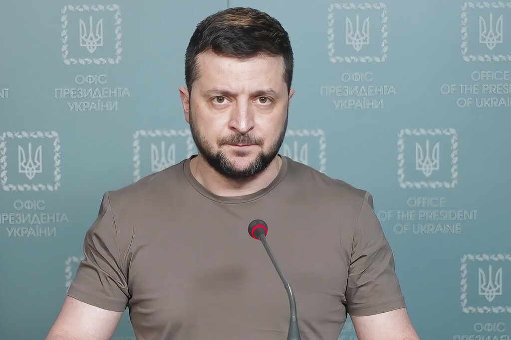 Ukrainian President Volodymyr Zelenskyy