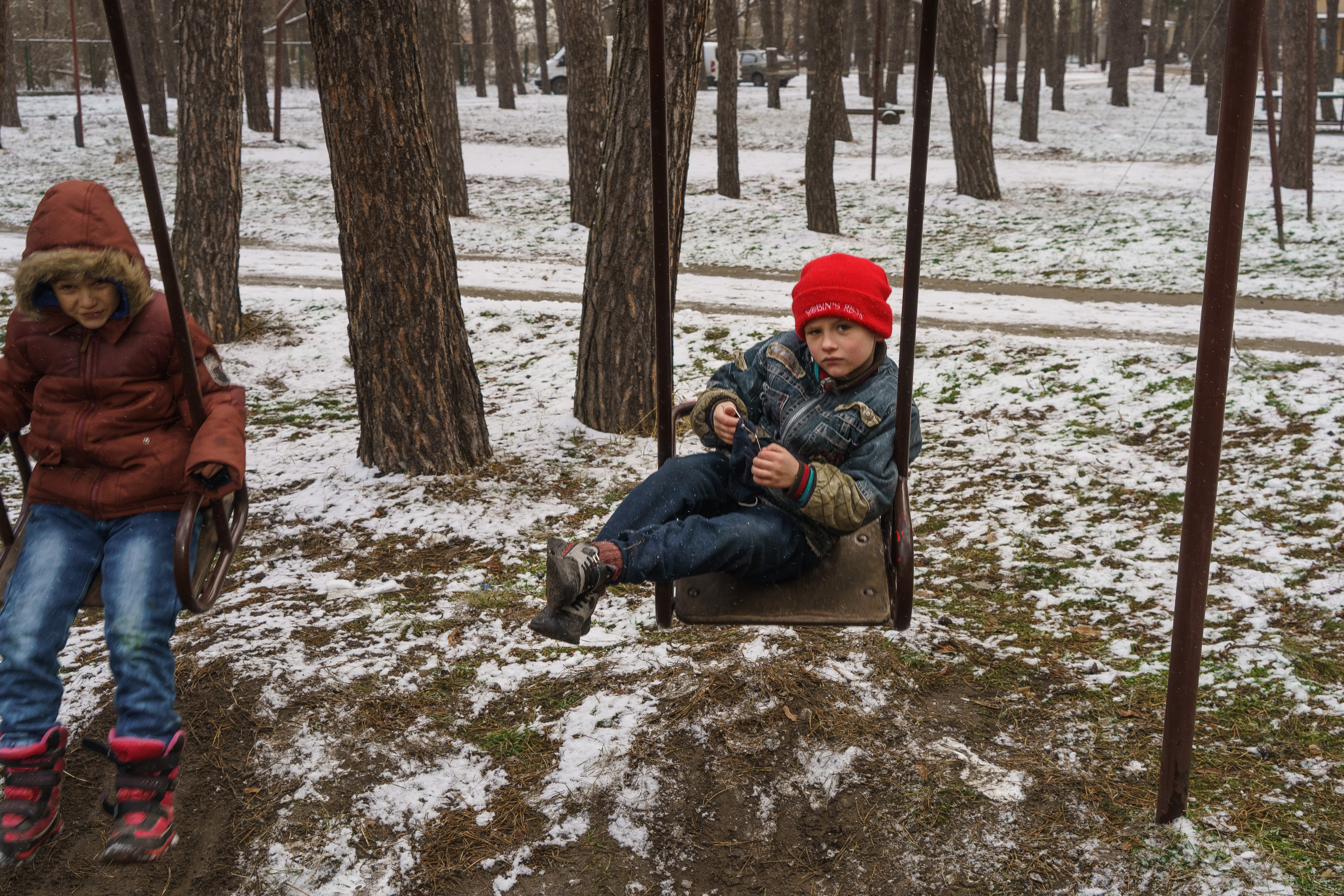 Orphans from Kharkiv in a children camps in Dnipro