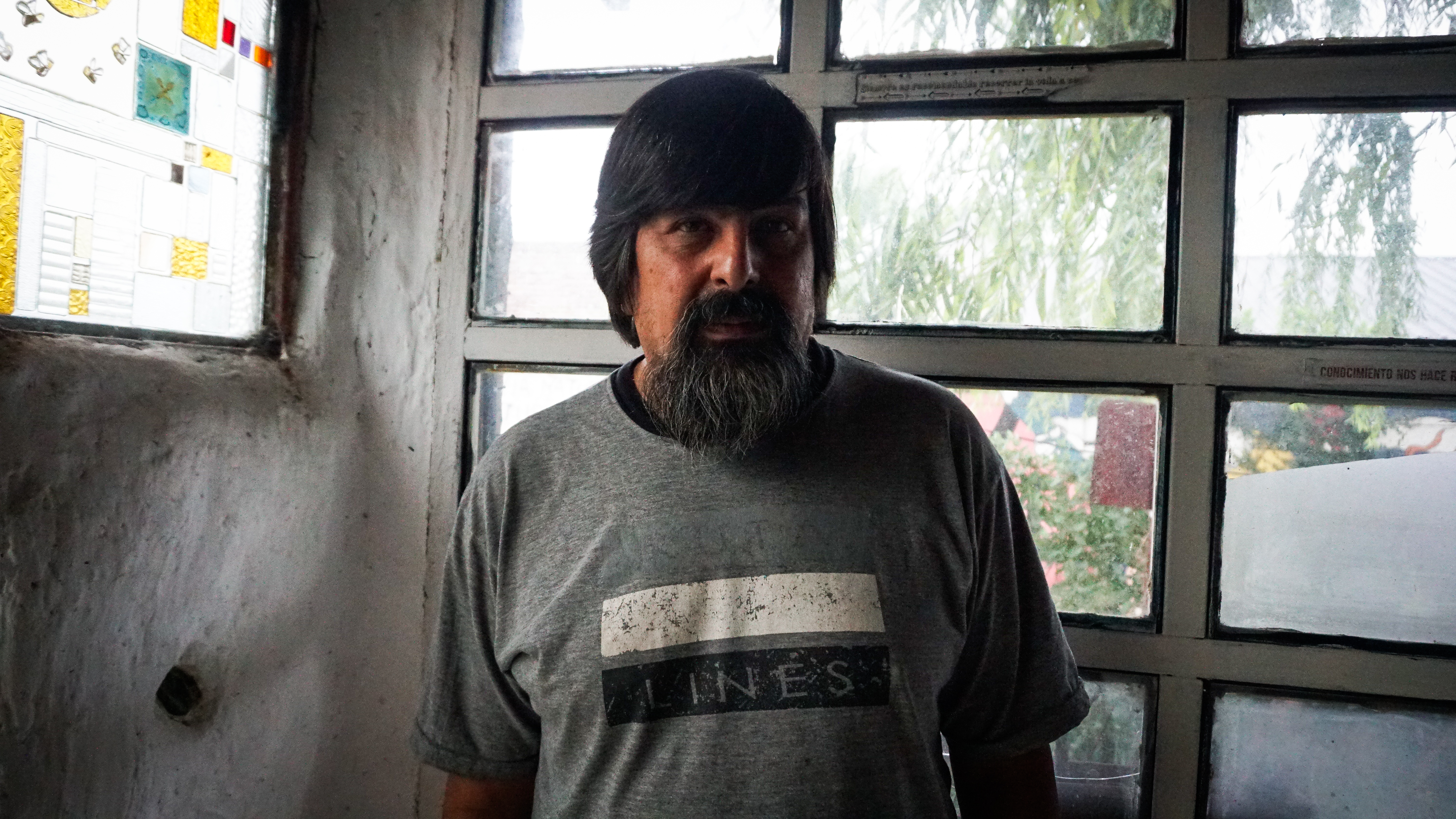 Guillermo Perez stands for a photograph