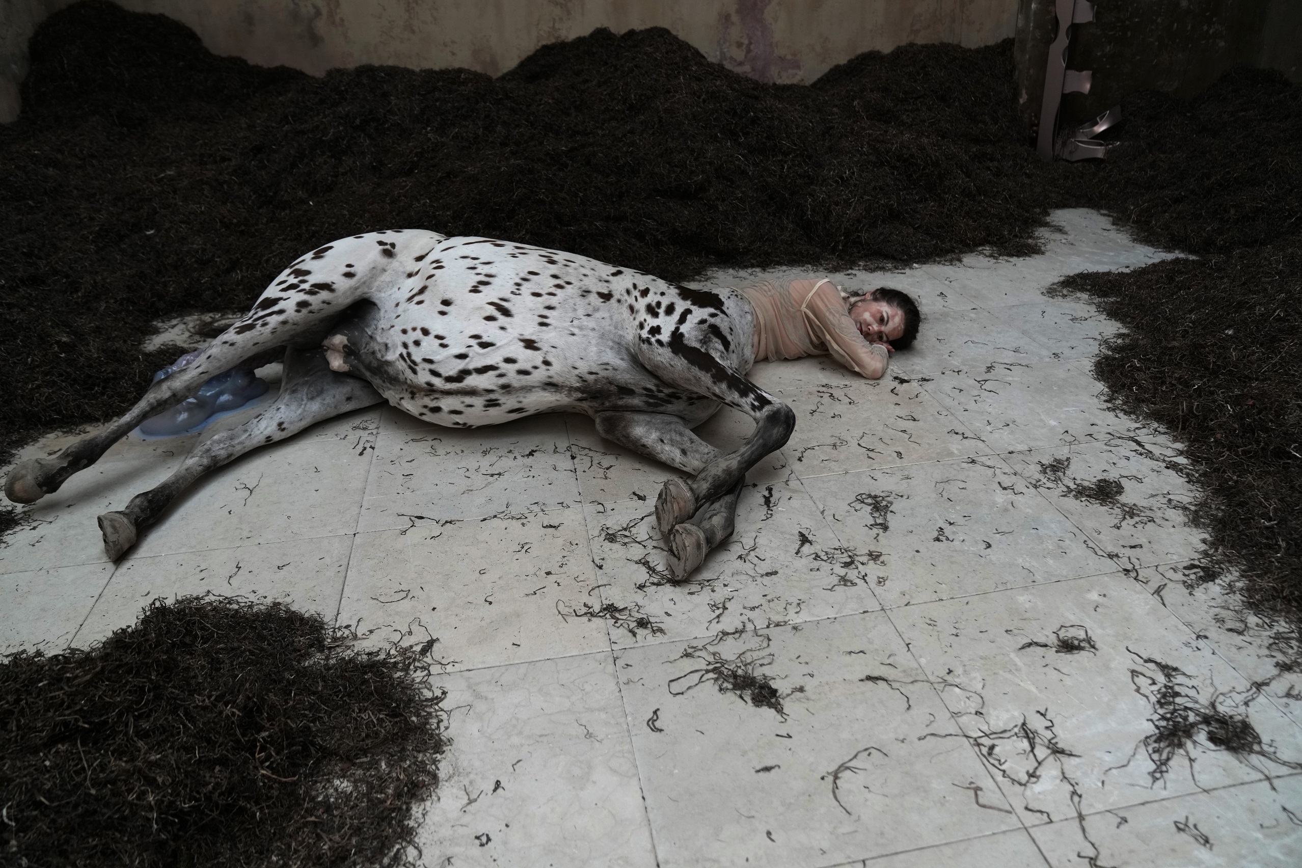 A guest at Italy Venice Biennale