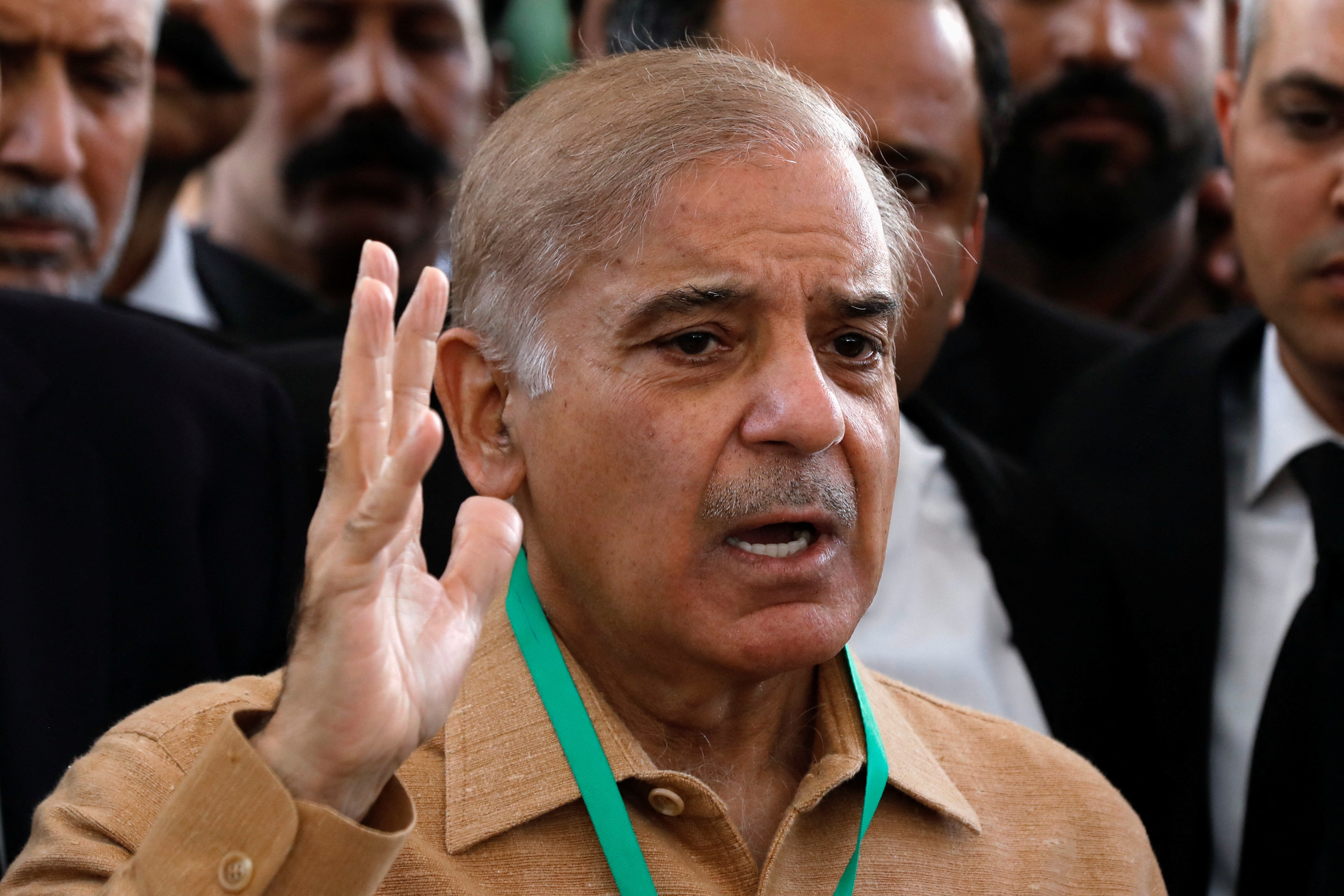 Leader of the opposition Mian Muhammad Shahbaz Sharif