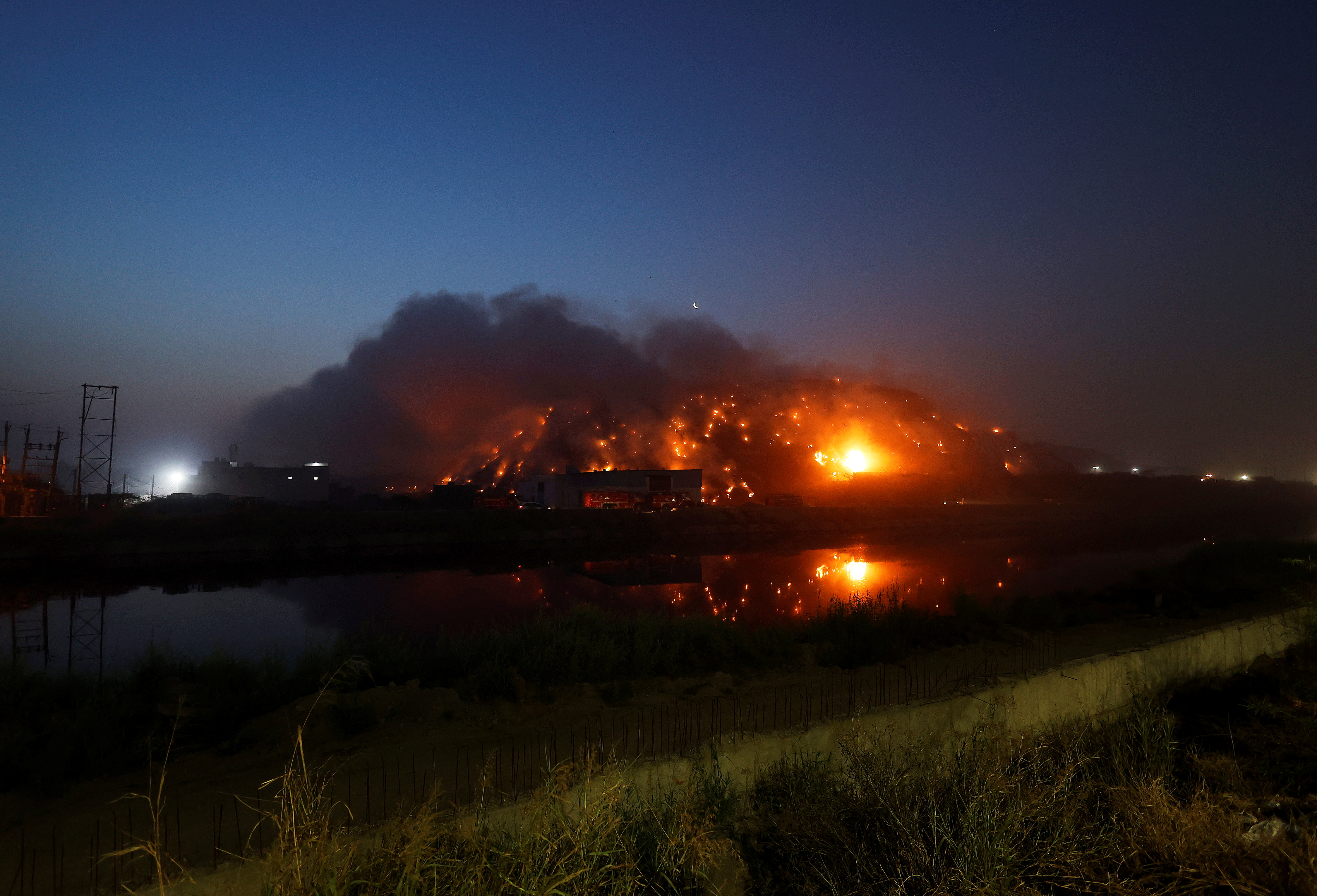 India Landfill Fire