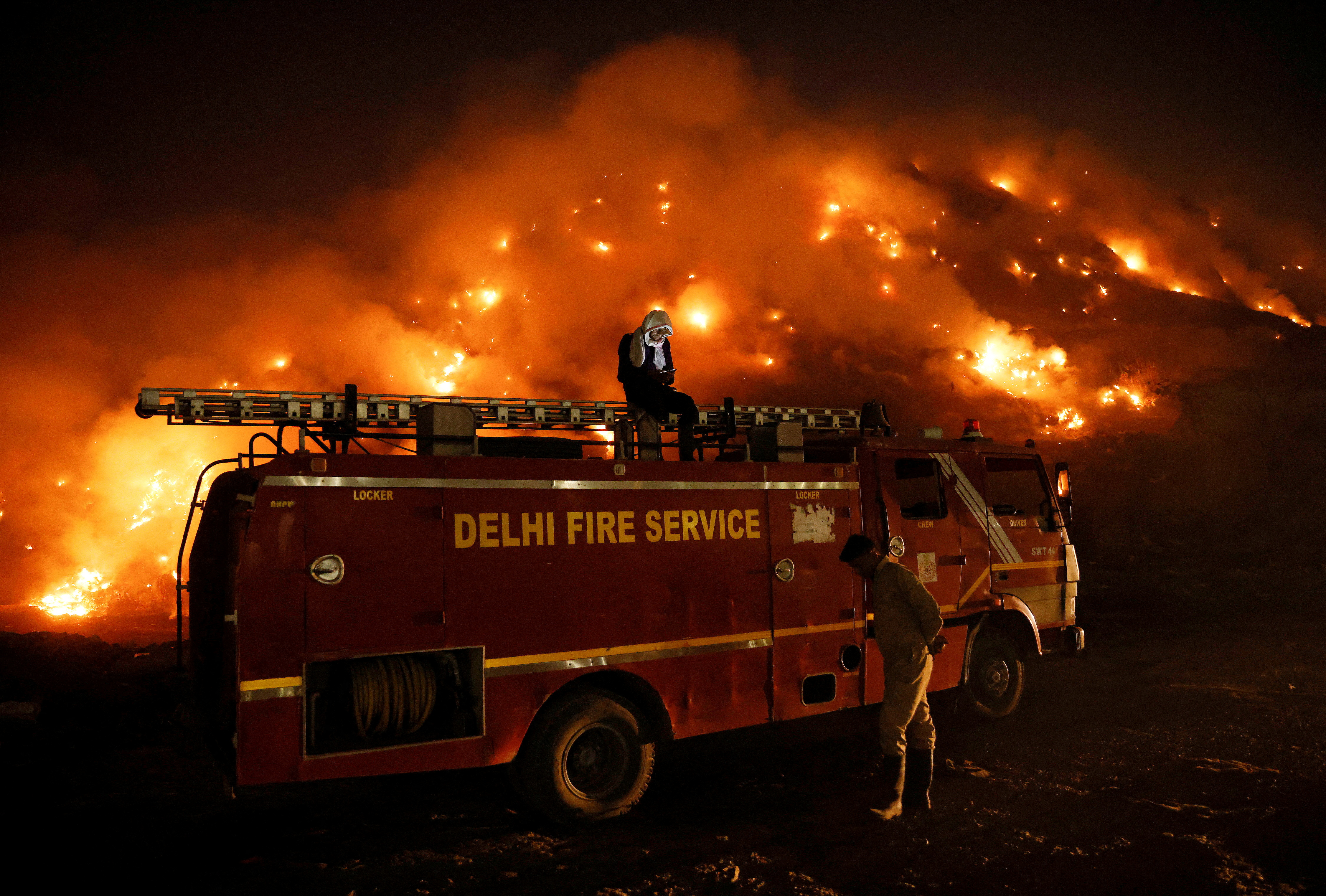 India Landfill Fire