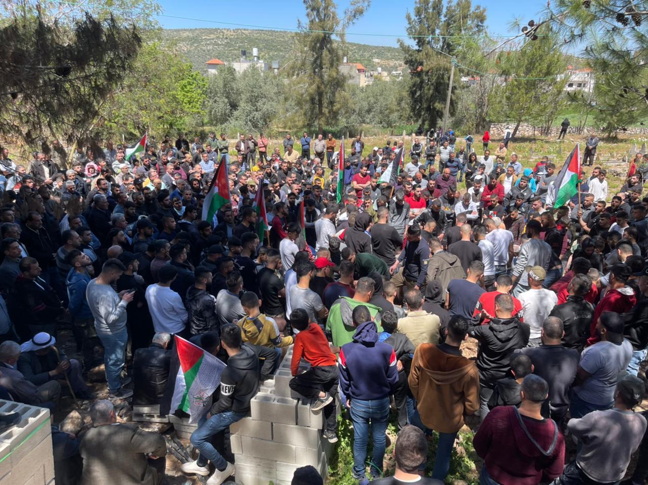 funeral in Jenin