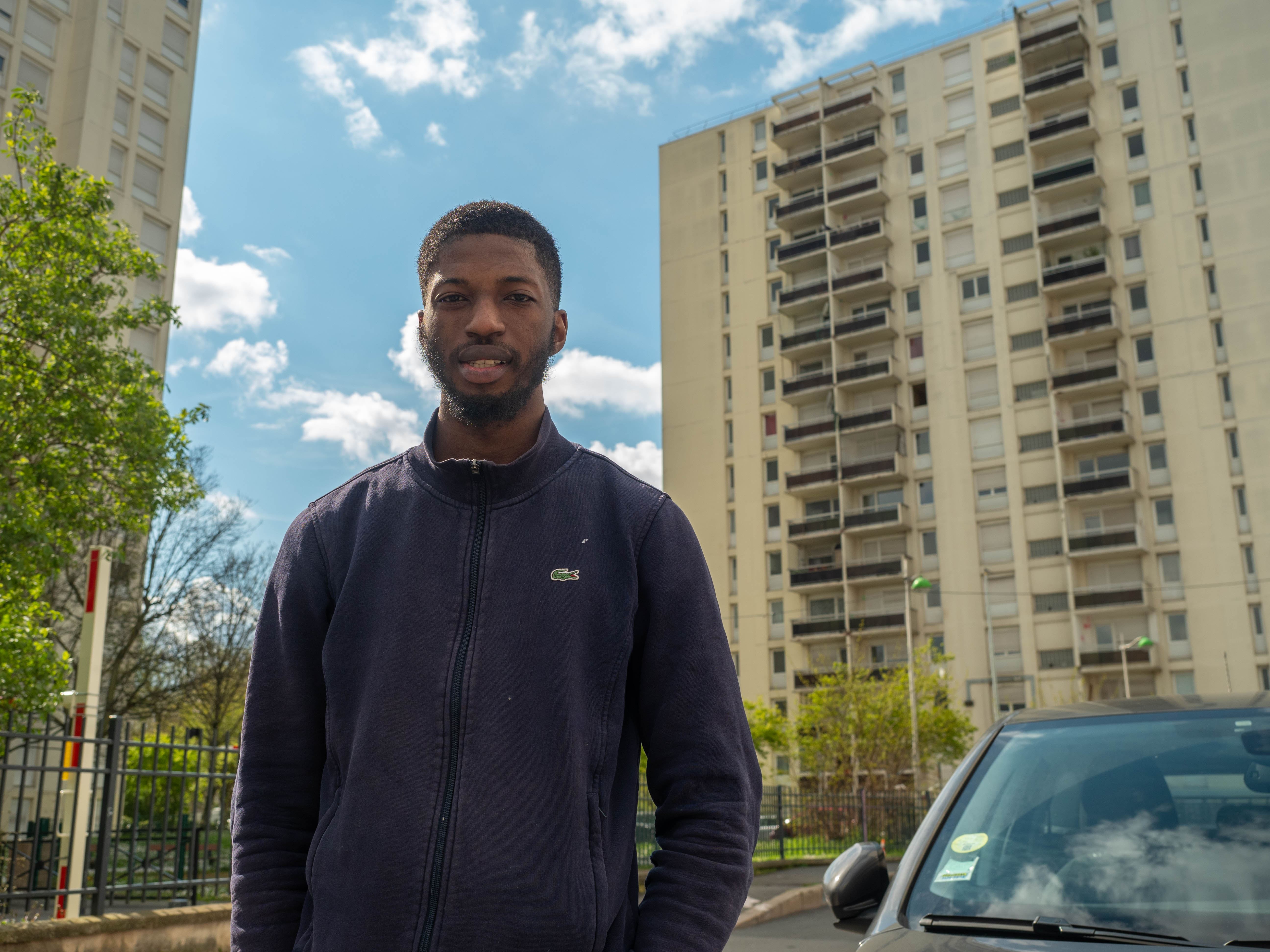 Saloun Dramé, 28, currently looking for work as an accounting clerk, says he is abstaining