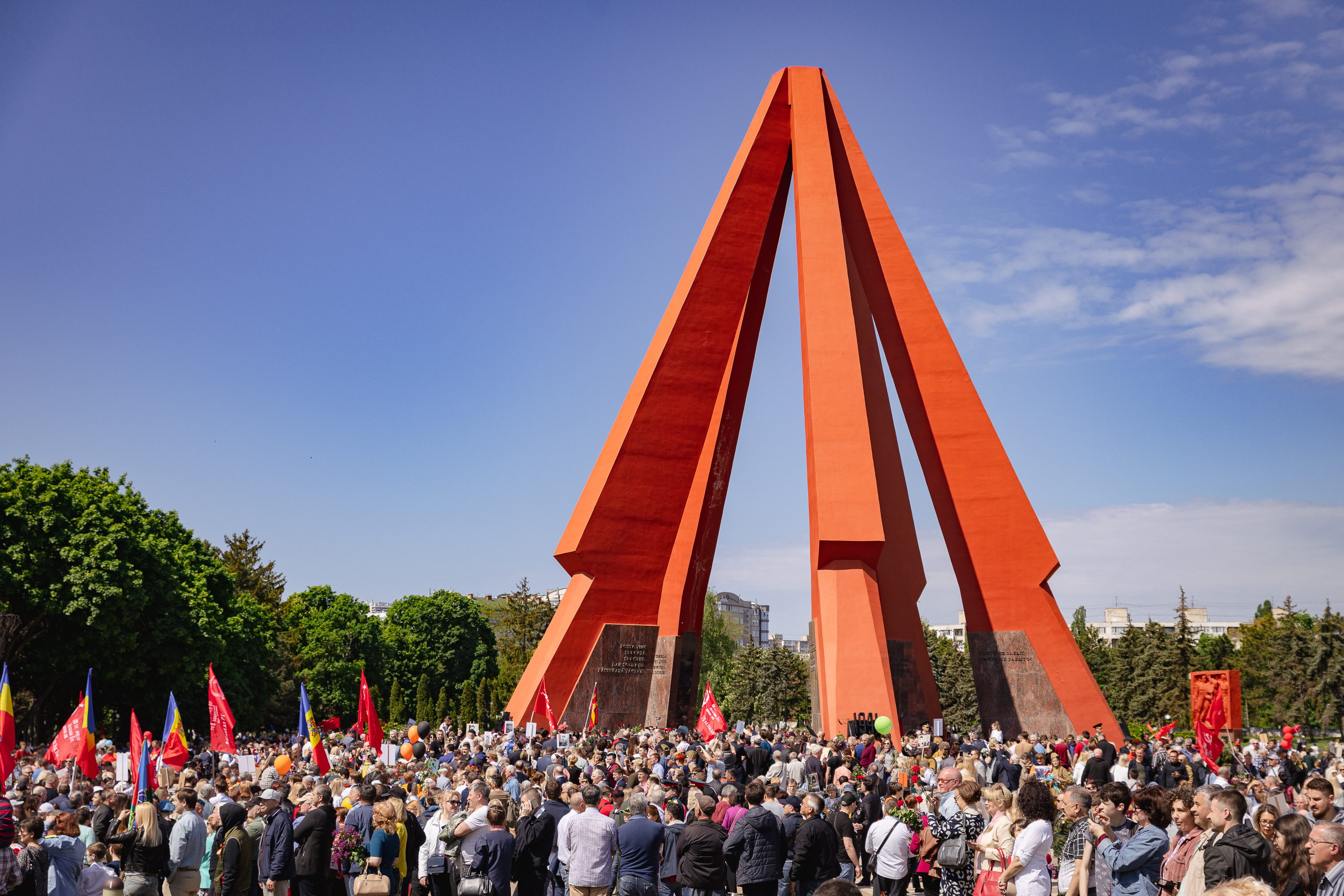 Chisinau victory march Moldova
