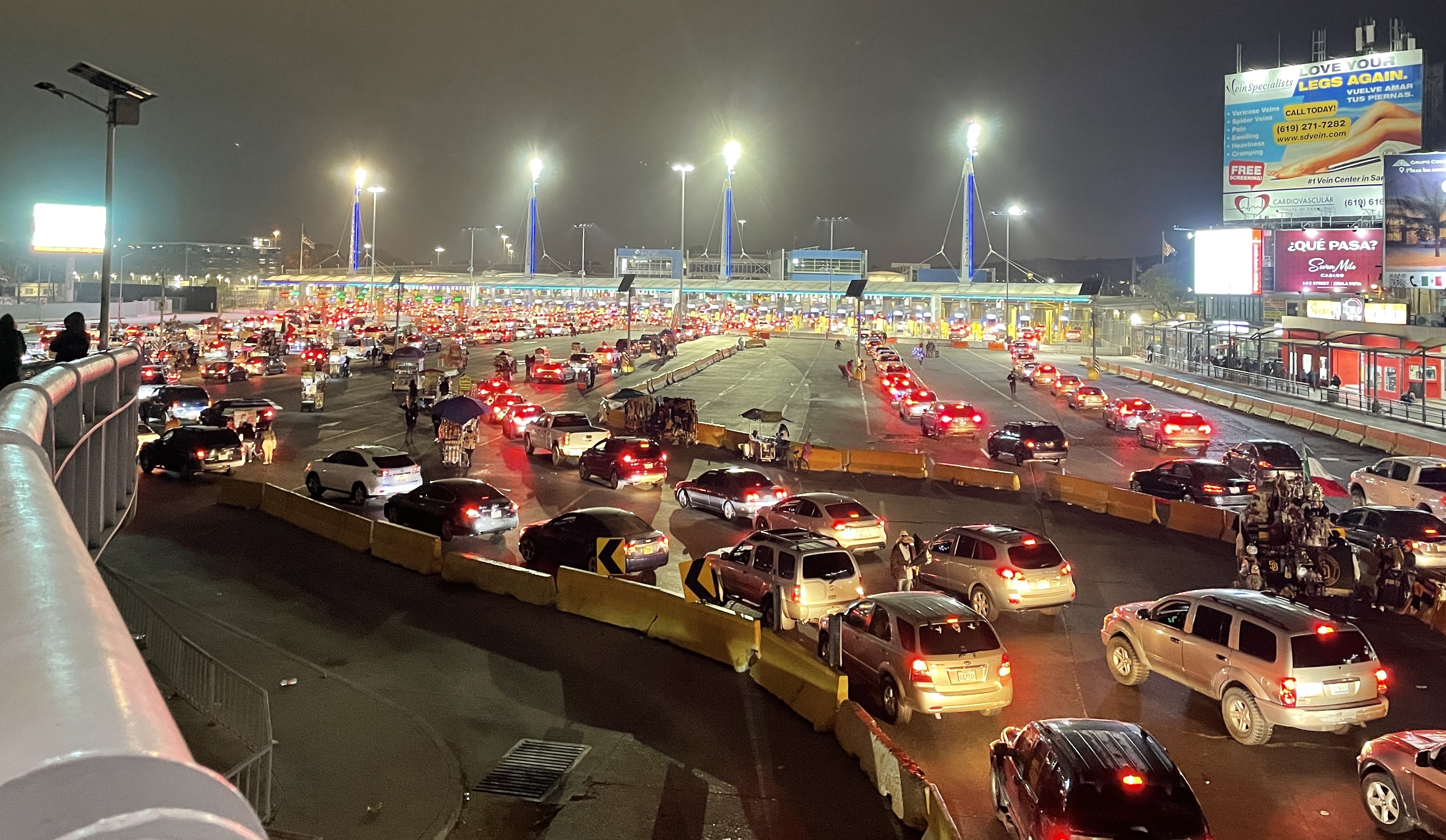 The San Ysidro Port of Entry in Tijuana