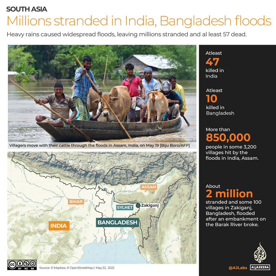INTERACTIVE India Bangladesh floods MAY22 2022