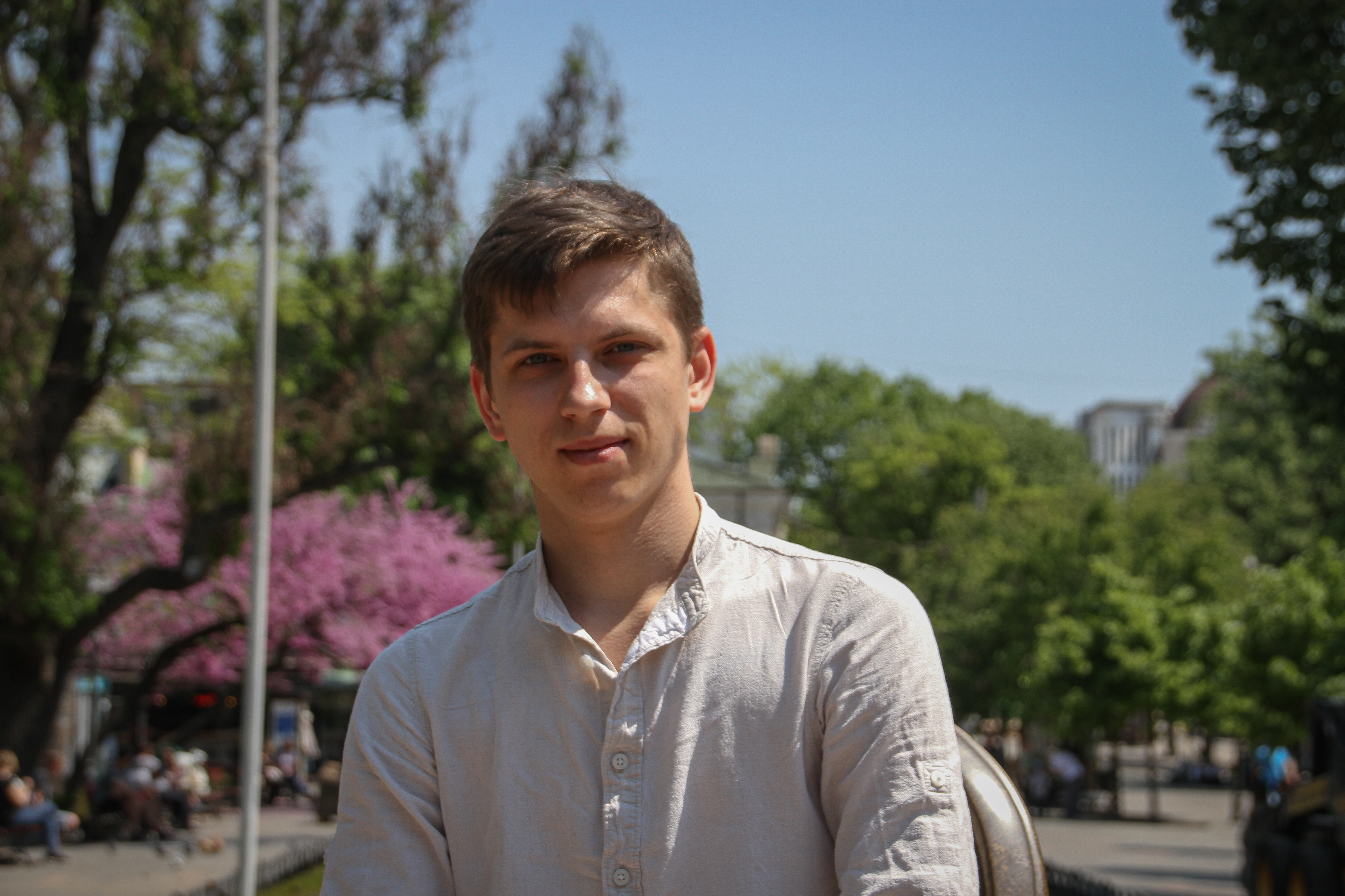 Nikita Pilat is a dance teacher from Odessa