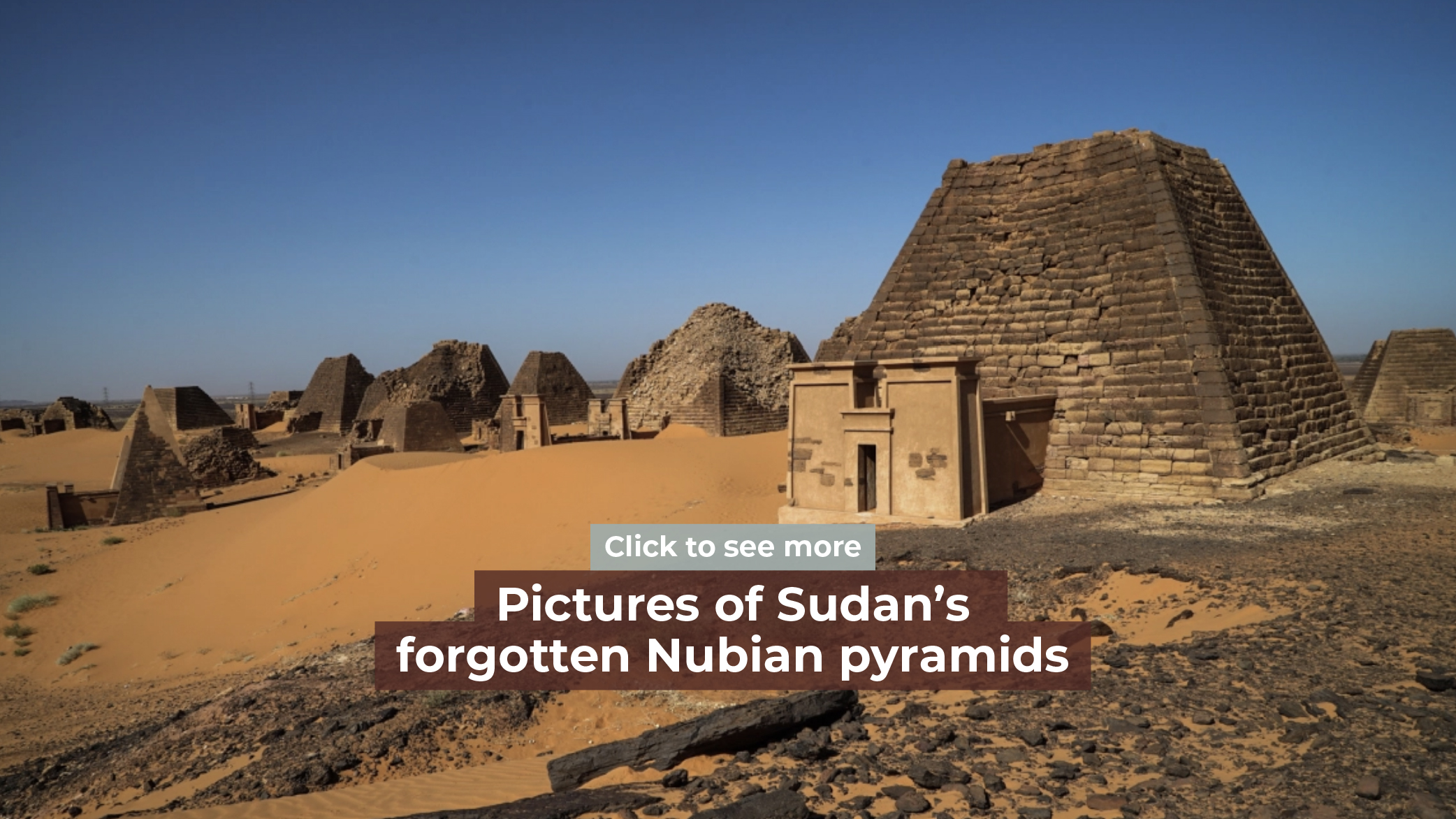 Pictures of Sudan’s forgotten Nubian pyramids