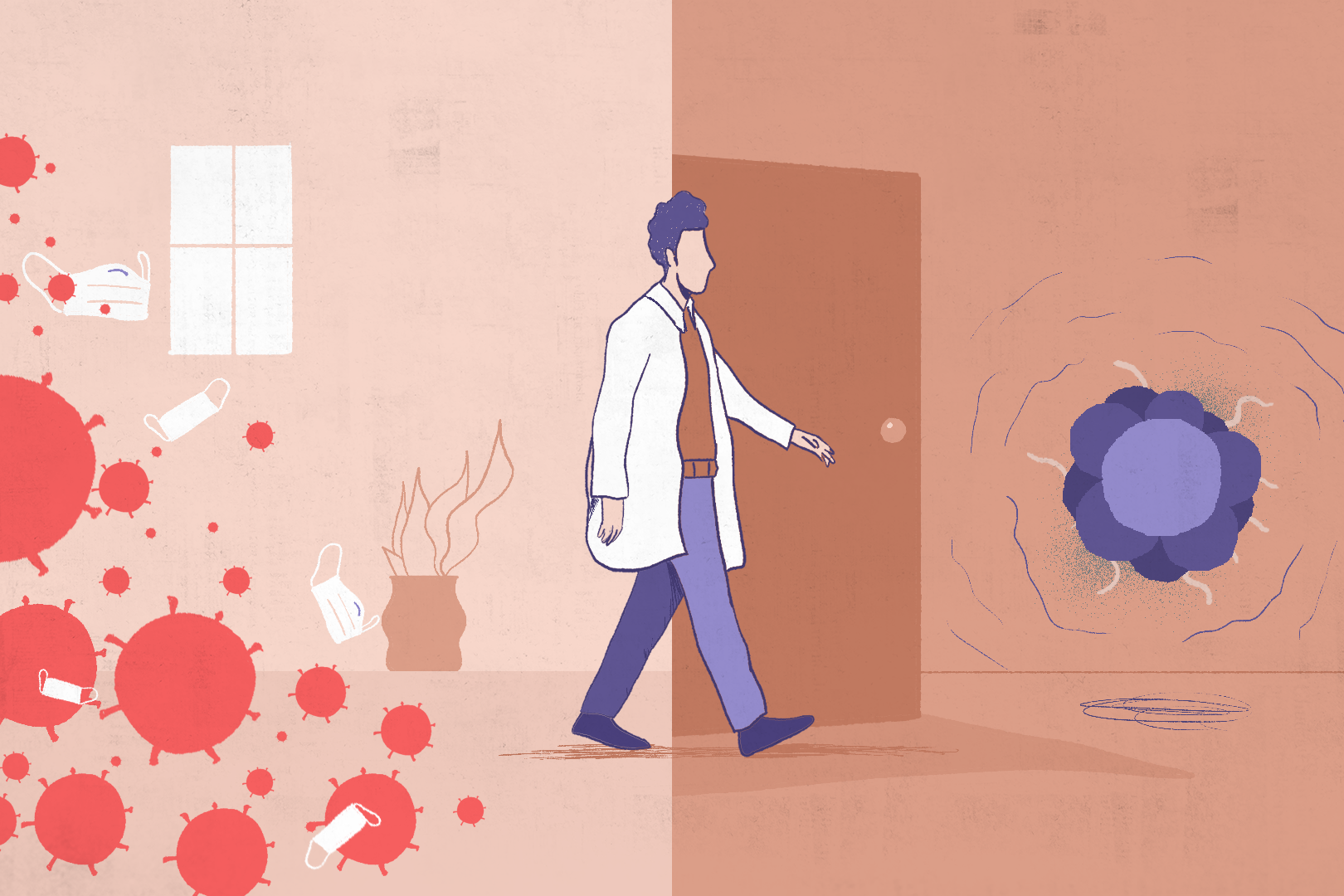 An illustration depicting monkeypox