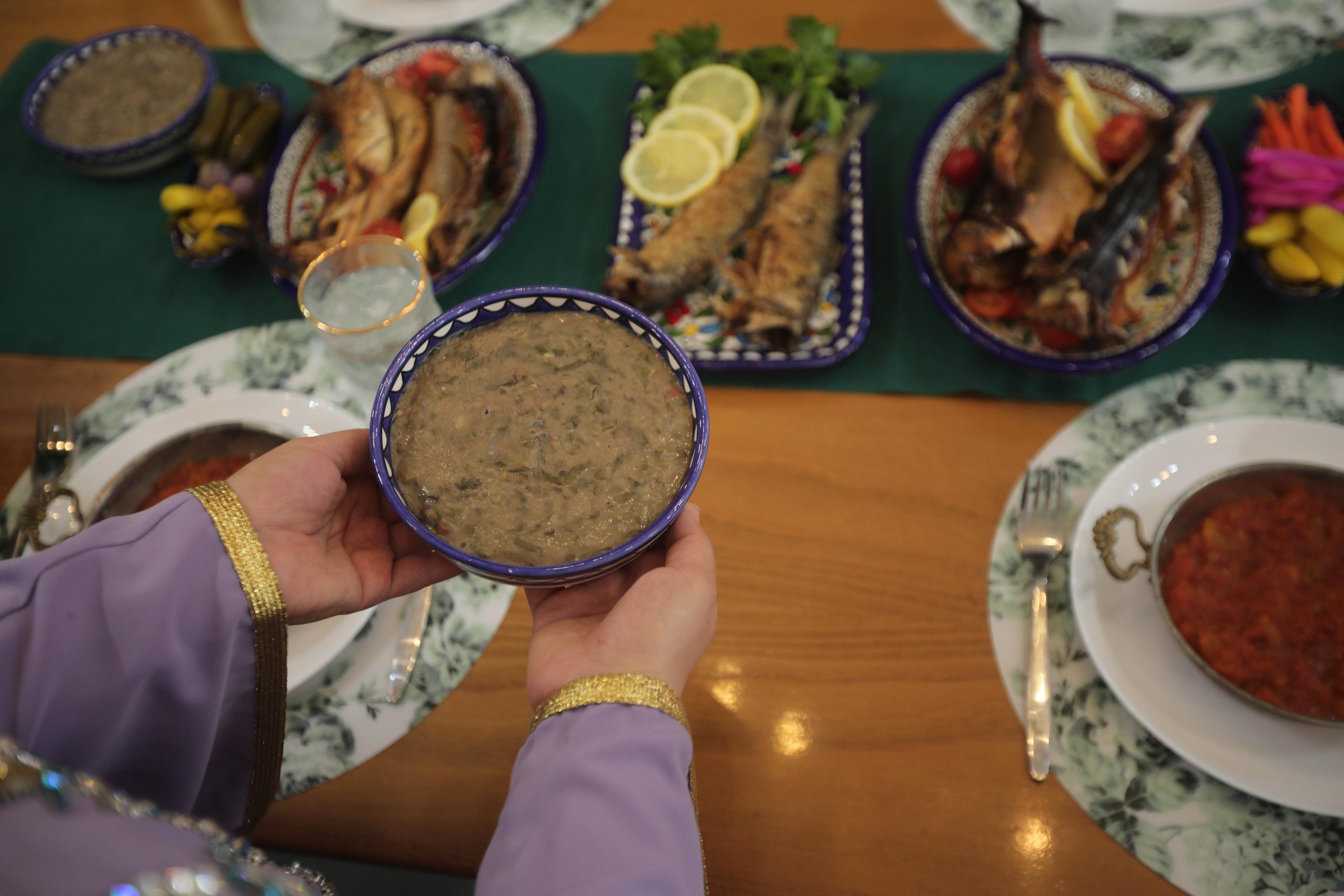 Sumaghiyyeh dish in Gaza