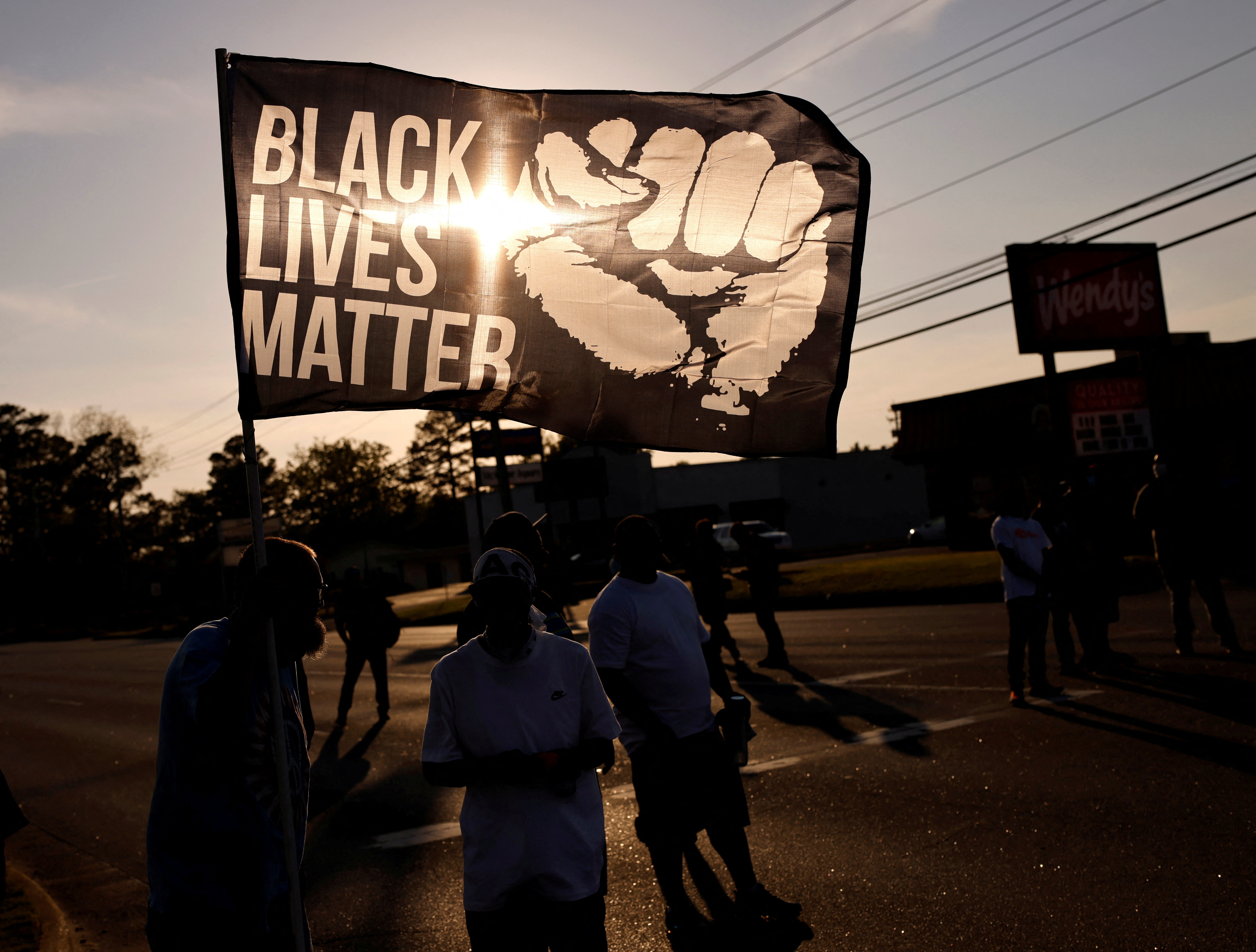Black Lives Matter flag