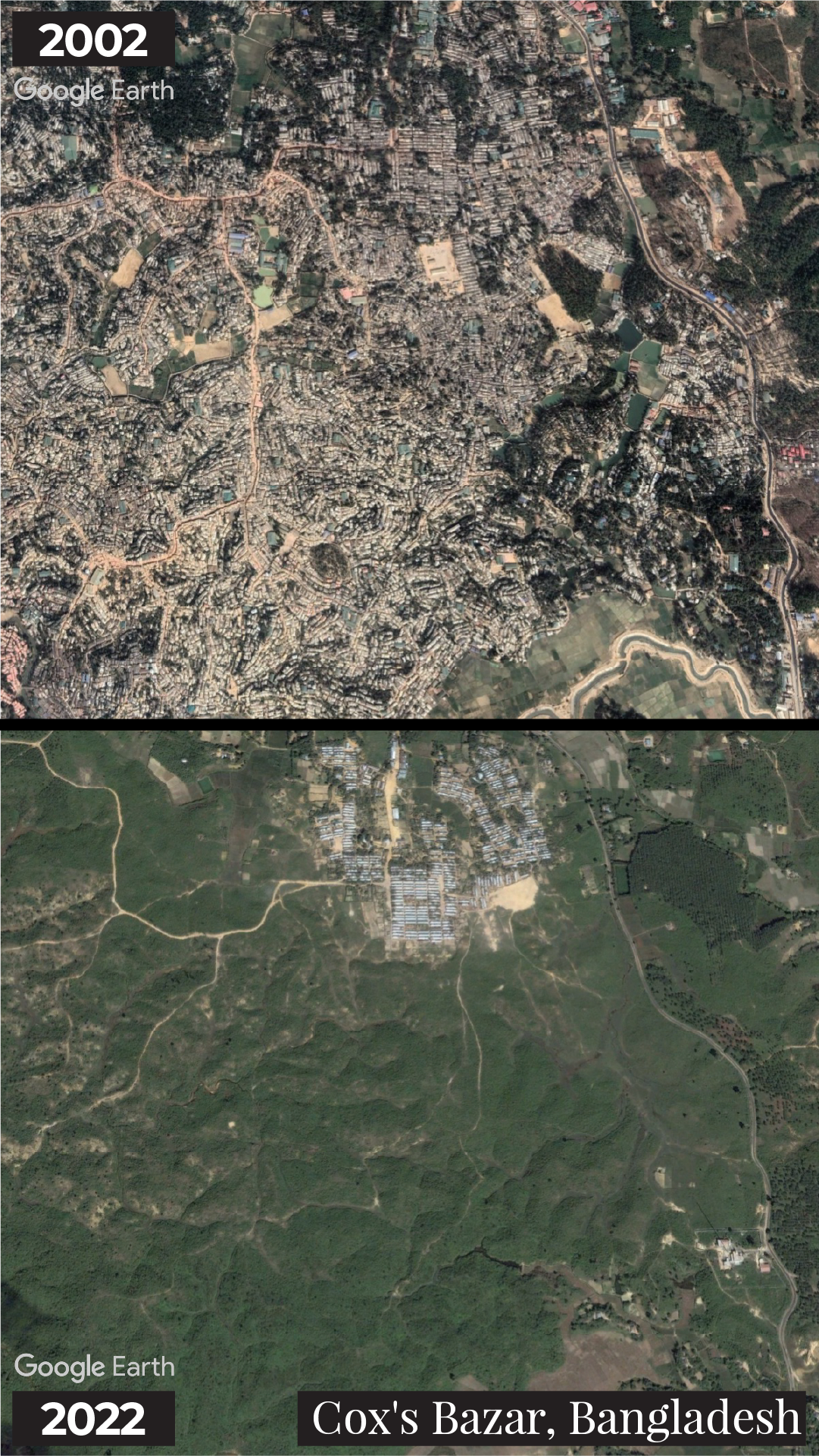 INTERACTIVE Satellite refugee camps vertical